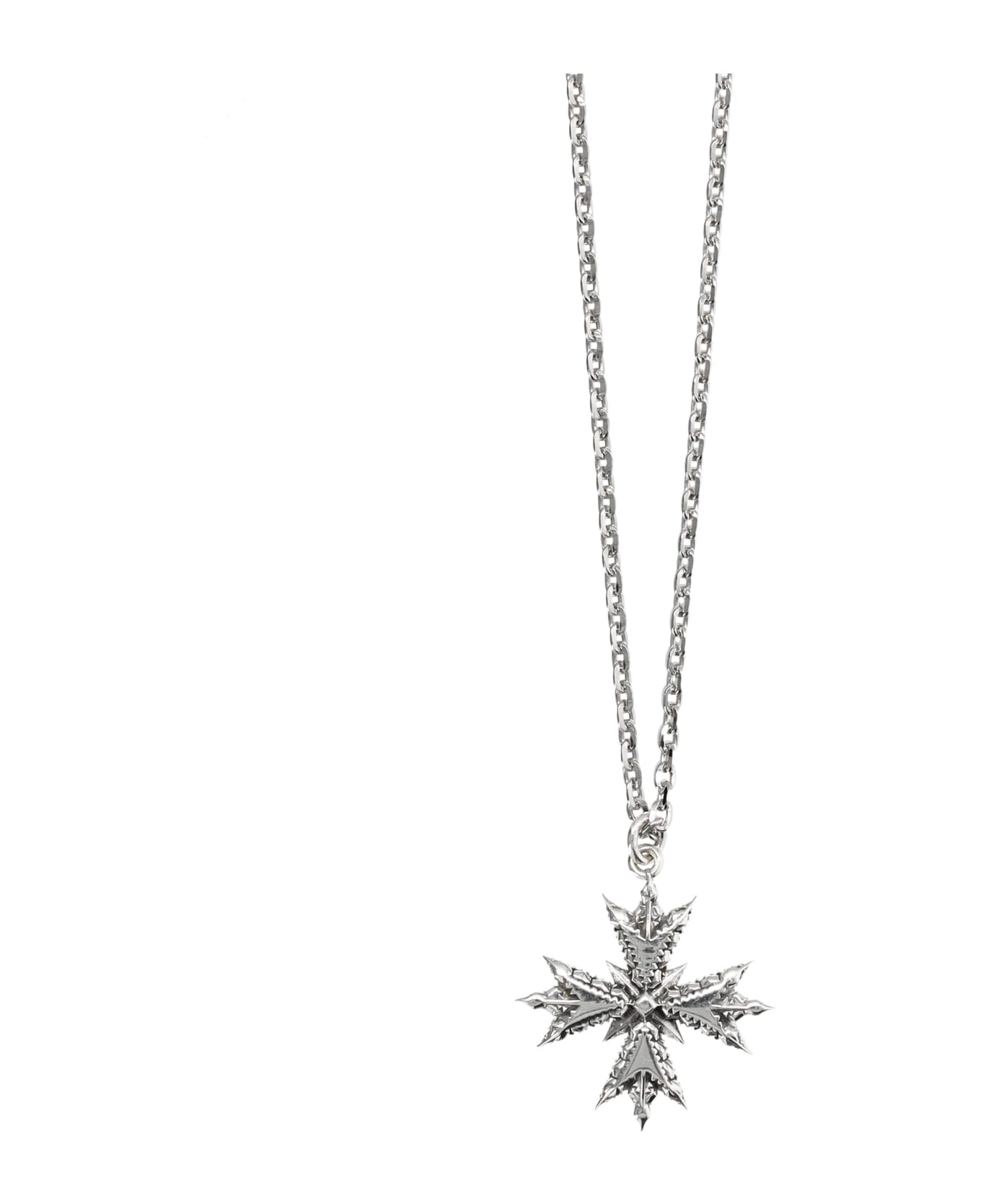 Emanuele Bicocchi Necklace New Crest - SILVER