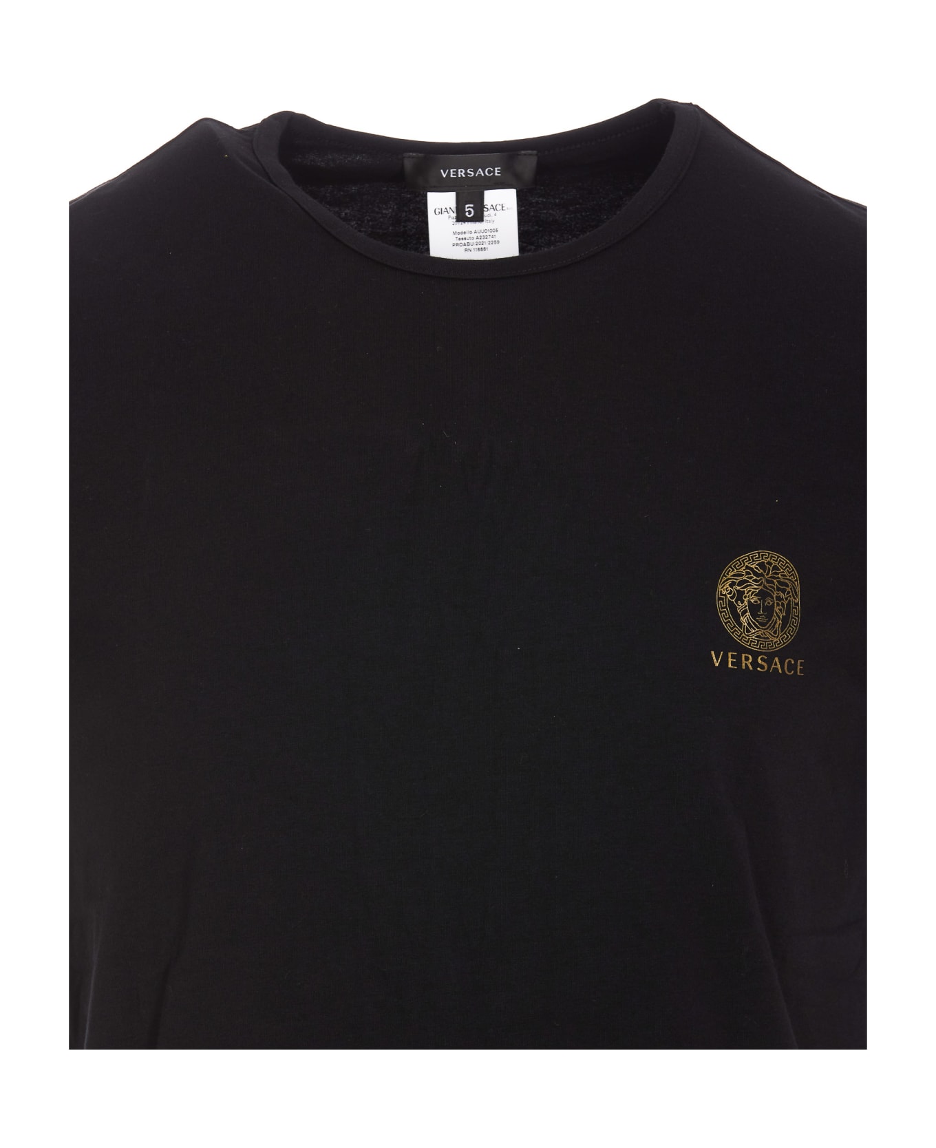 Versace Medusa Bi-pack Underwear T-shirt - black