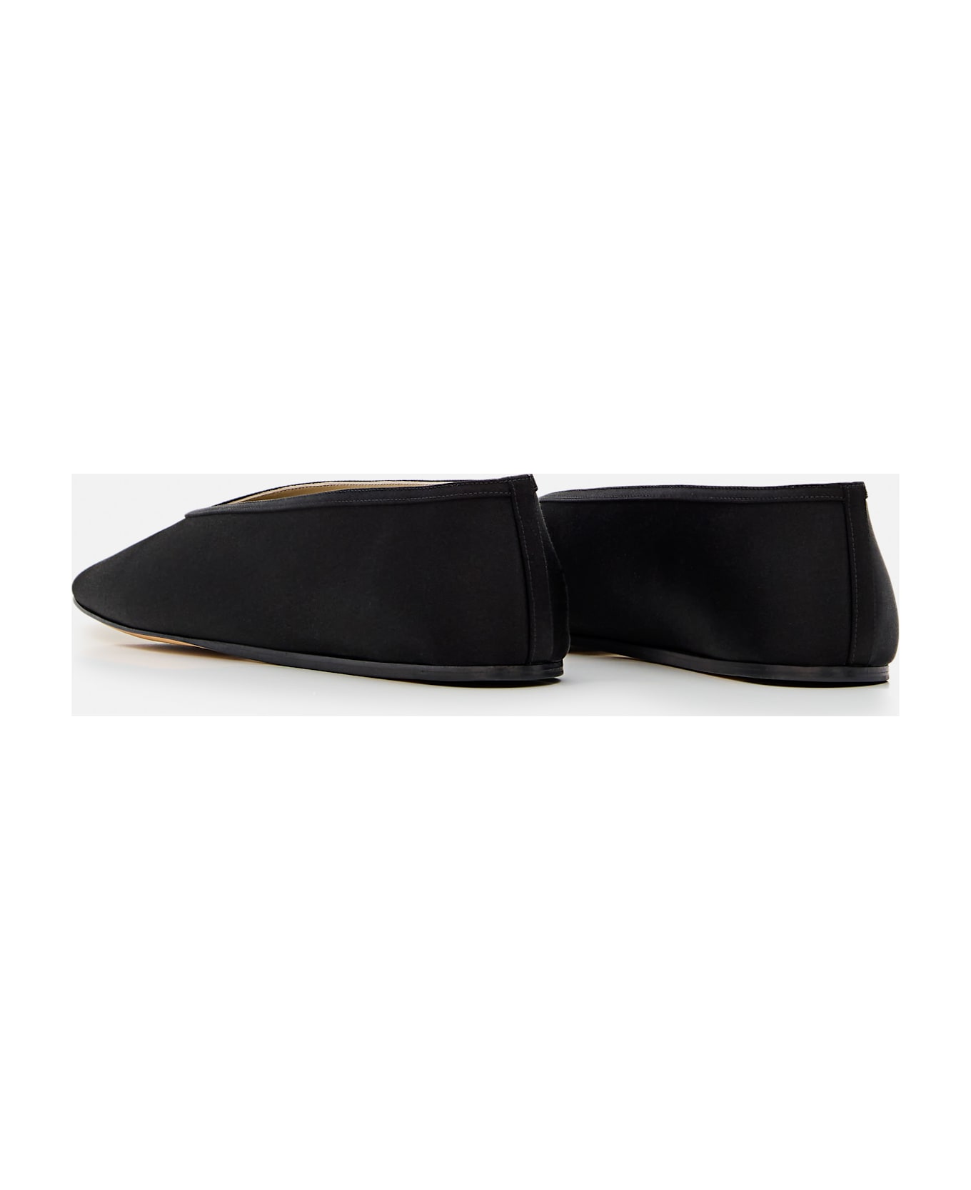 Le Monde Beryl Luna Slipper Satin - Black