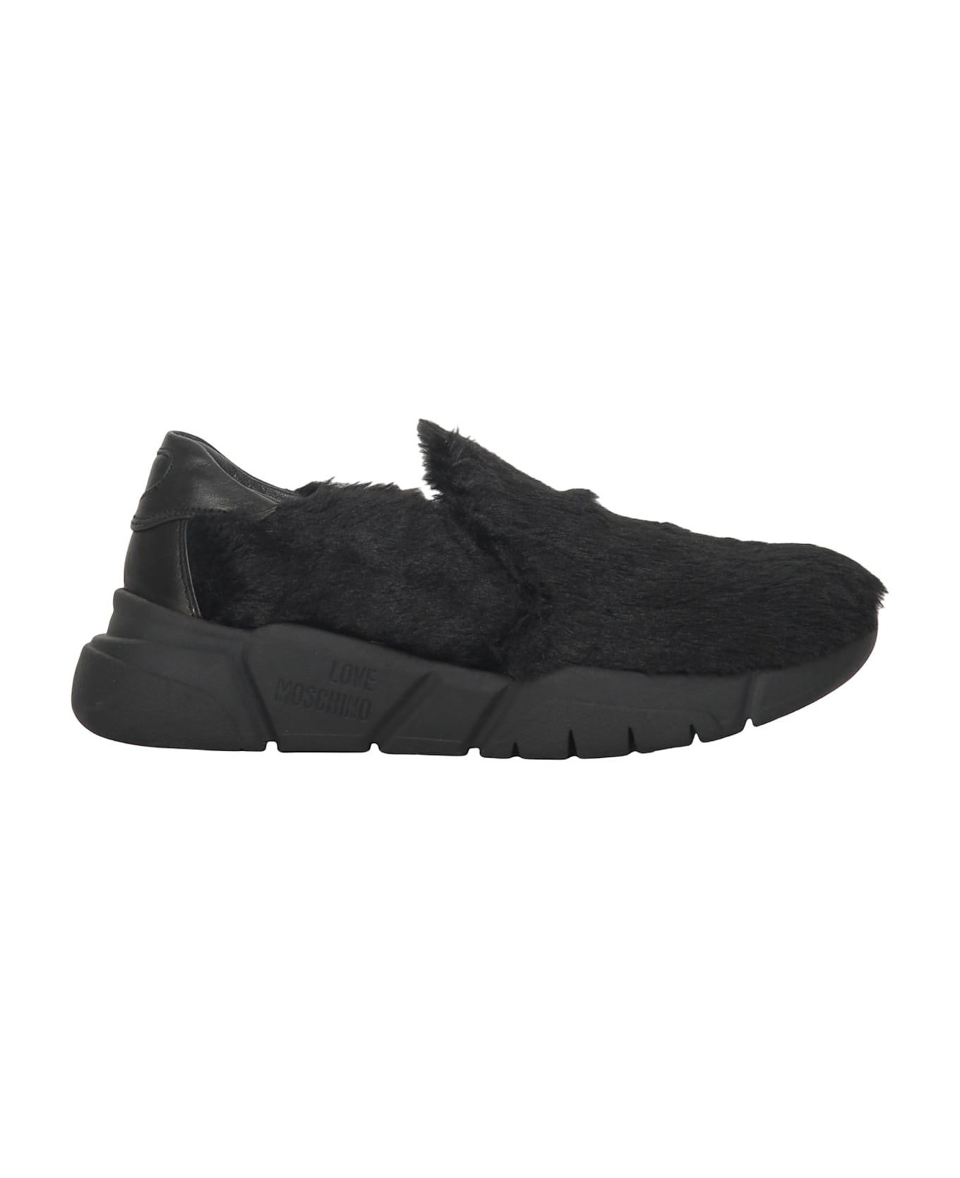 Moschino Slip-on Sneakers - black