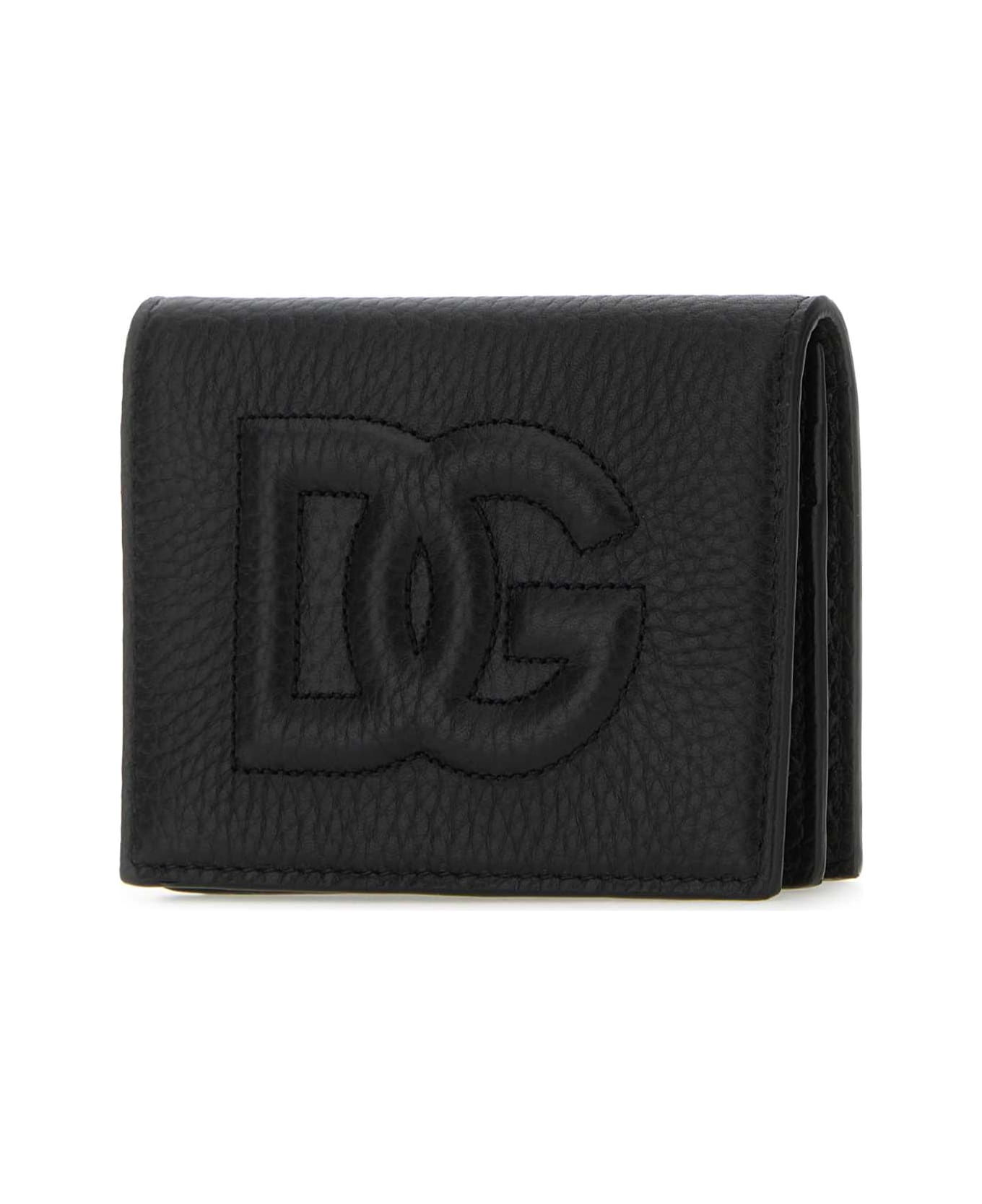 Dolce & Gabbana Black Leather Wallet - NERO