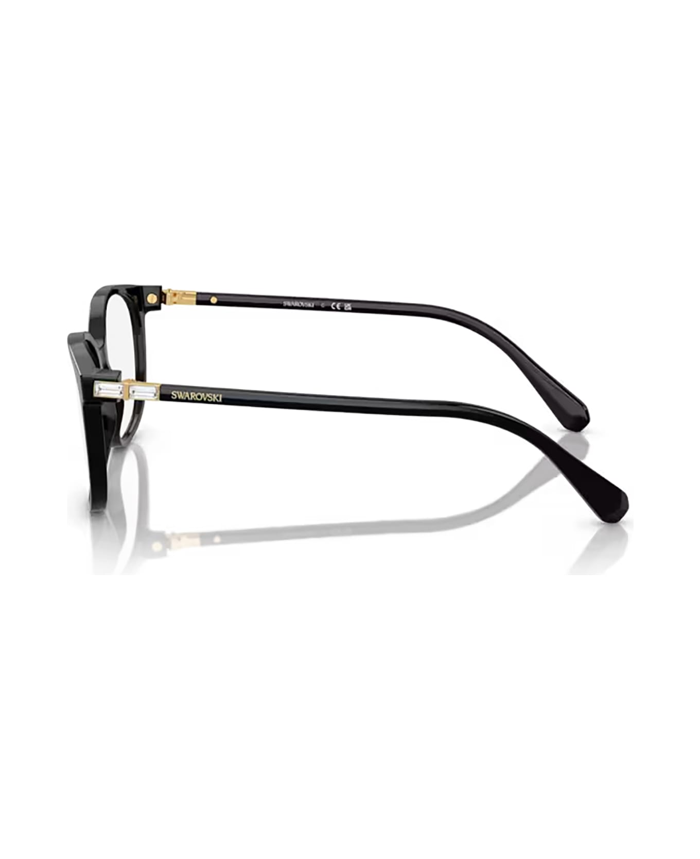 Swarovski Sk2002 Solid Black Glasses - Solid Black アイウェア