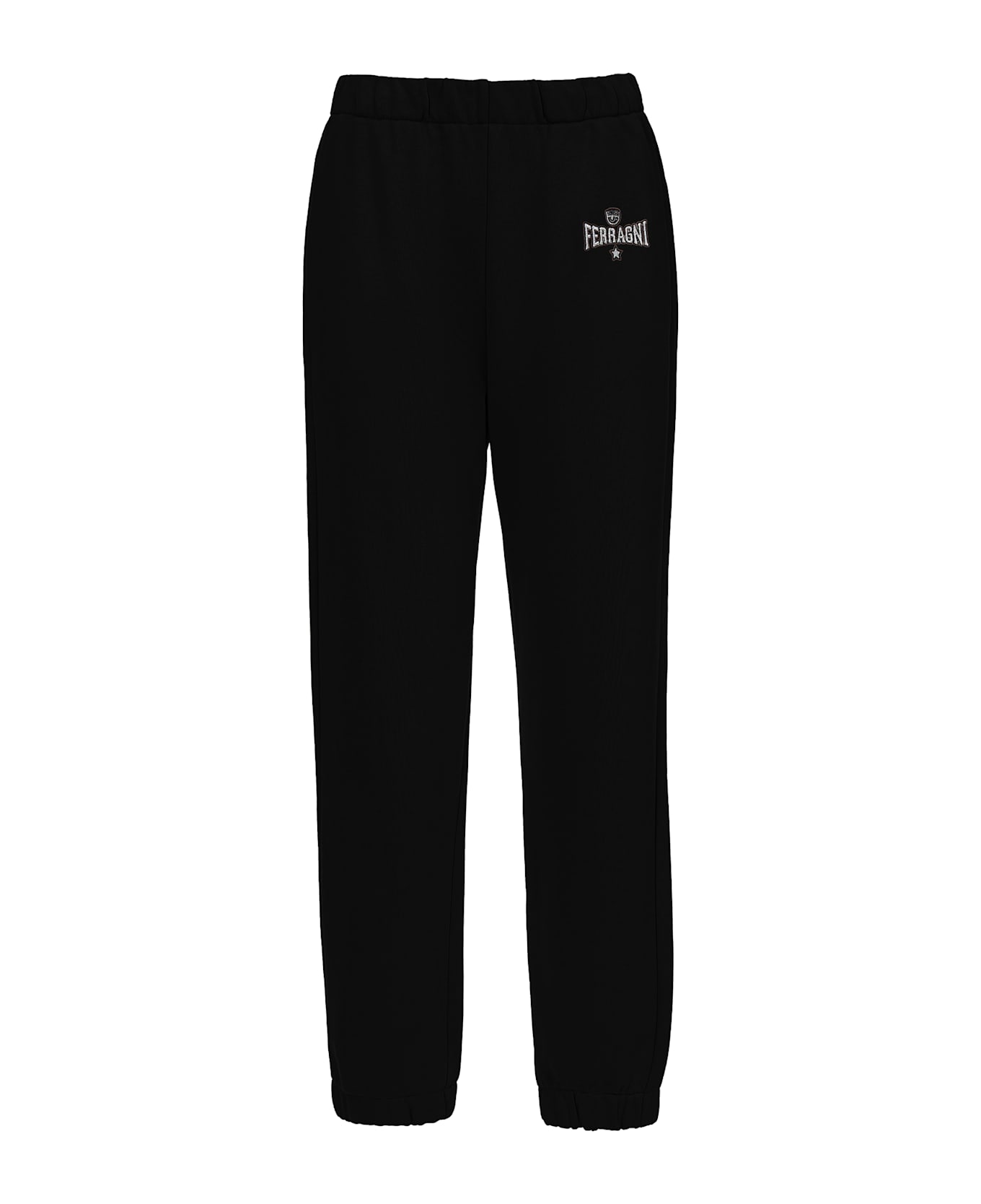 Chiara Ferragni Black Casual Trousers - Black