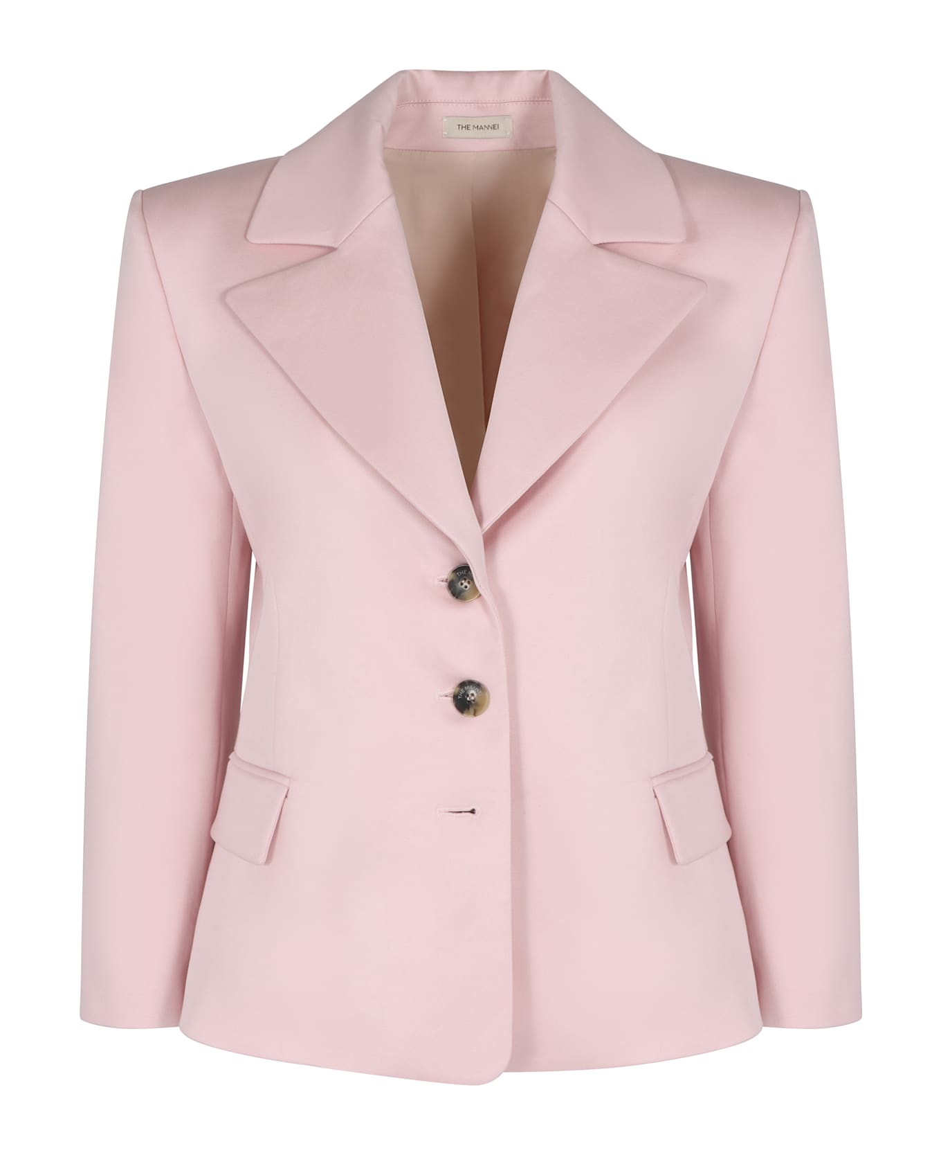 The Mannei Arda Single-breasted Three-button Blazer - Pink