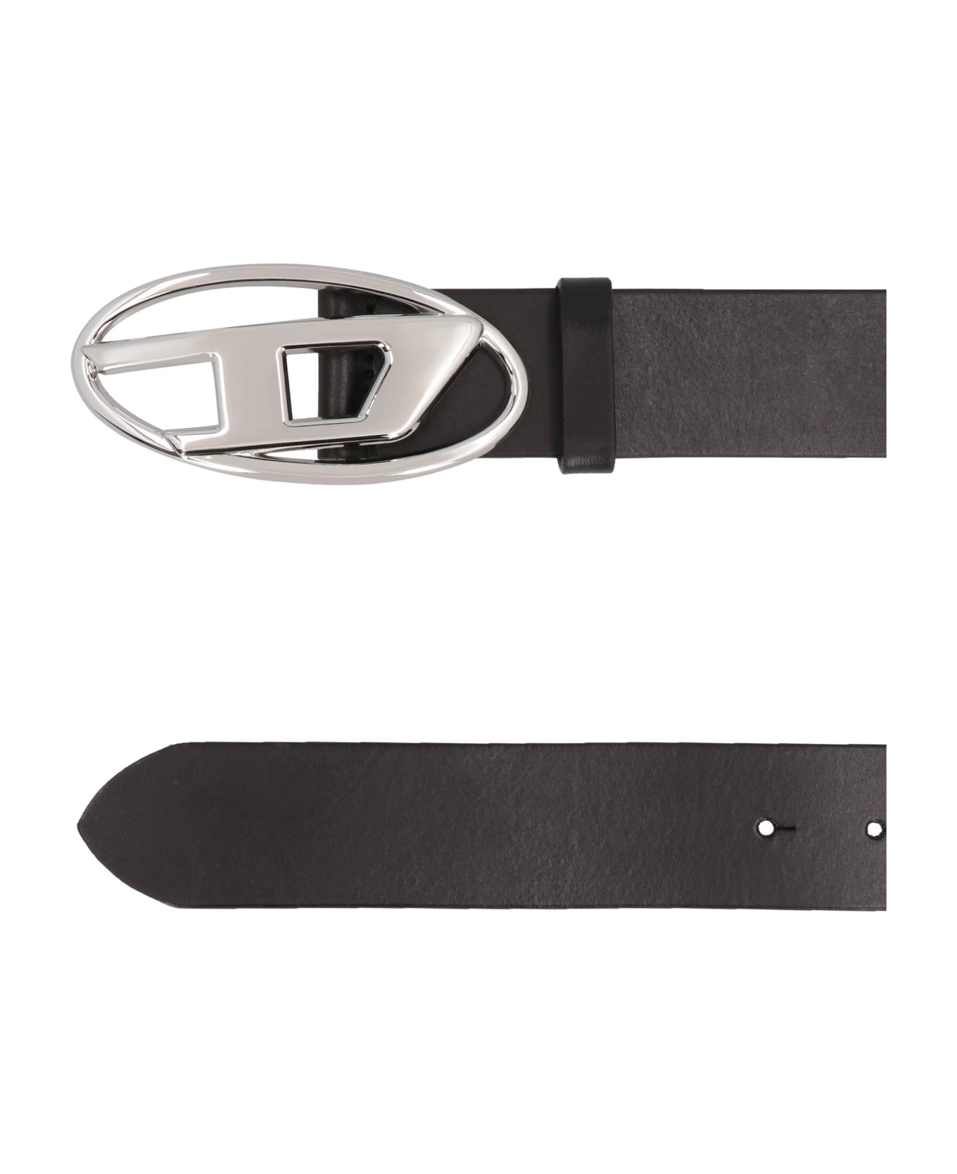 Diesel B-1dr Leather Belt - black name:456