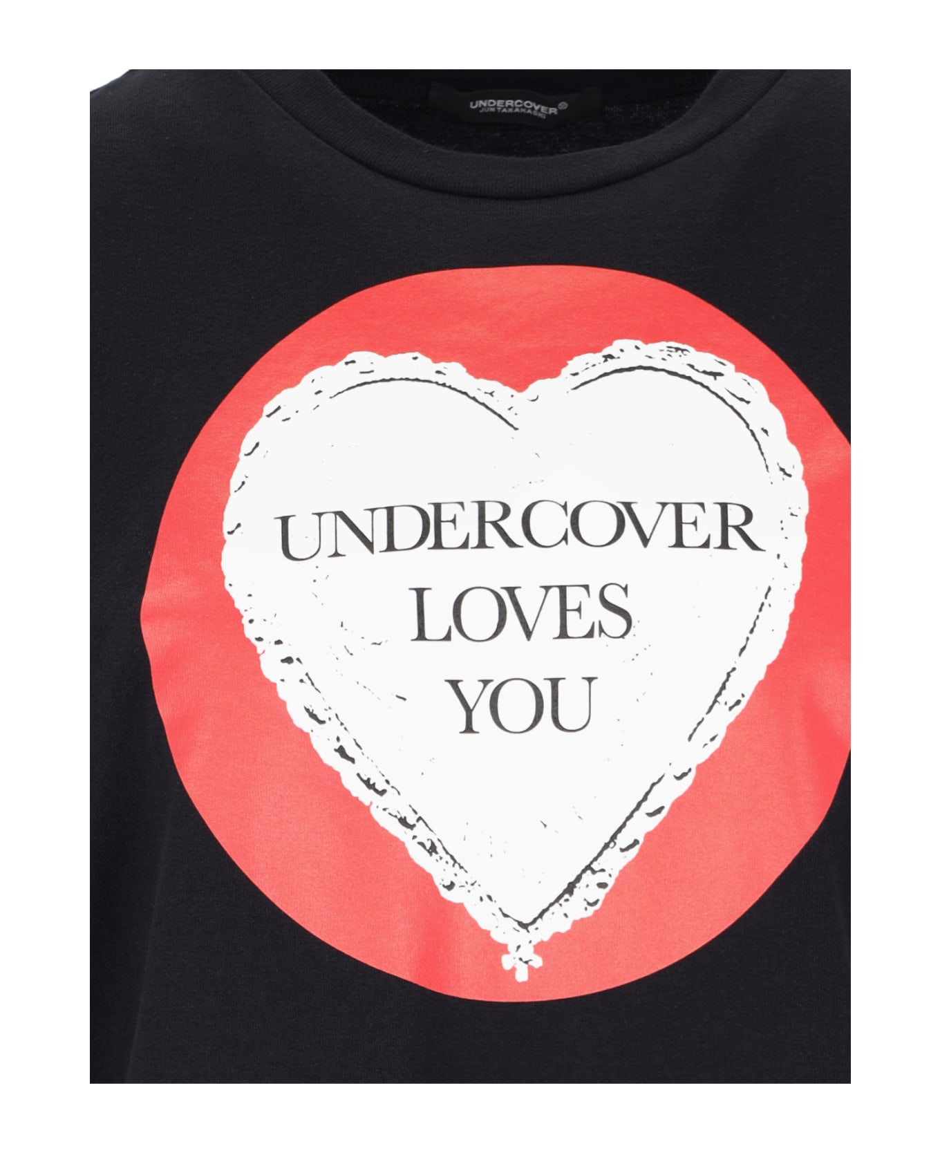 Undercover Jun Takahashi Printed Crop T-shirt - Black  