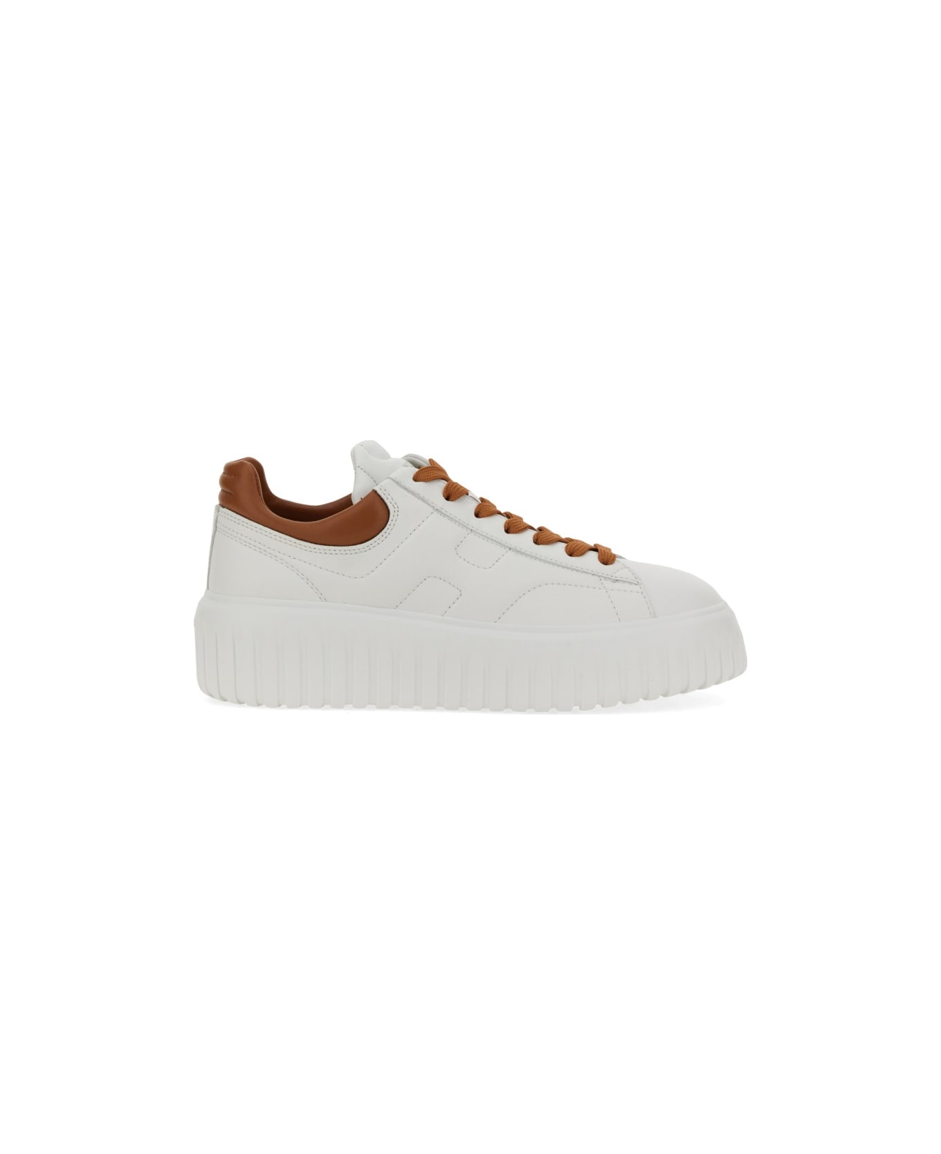 Hogan Sneaker H-stripes - WHITE