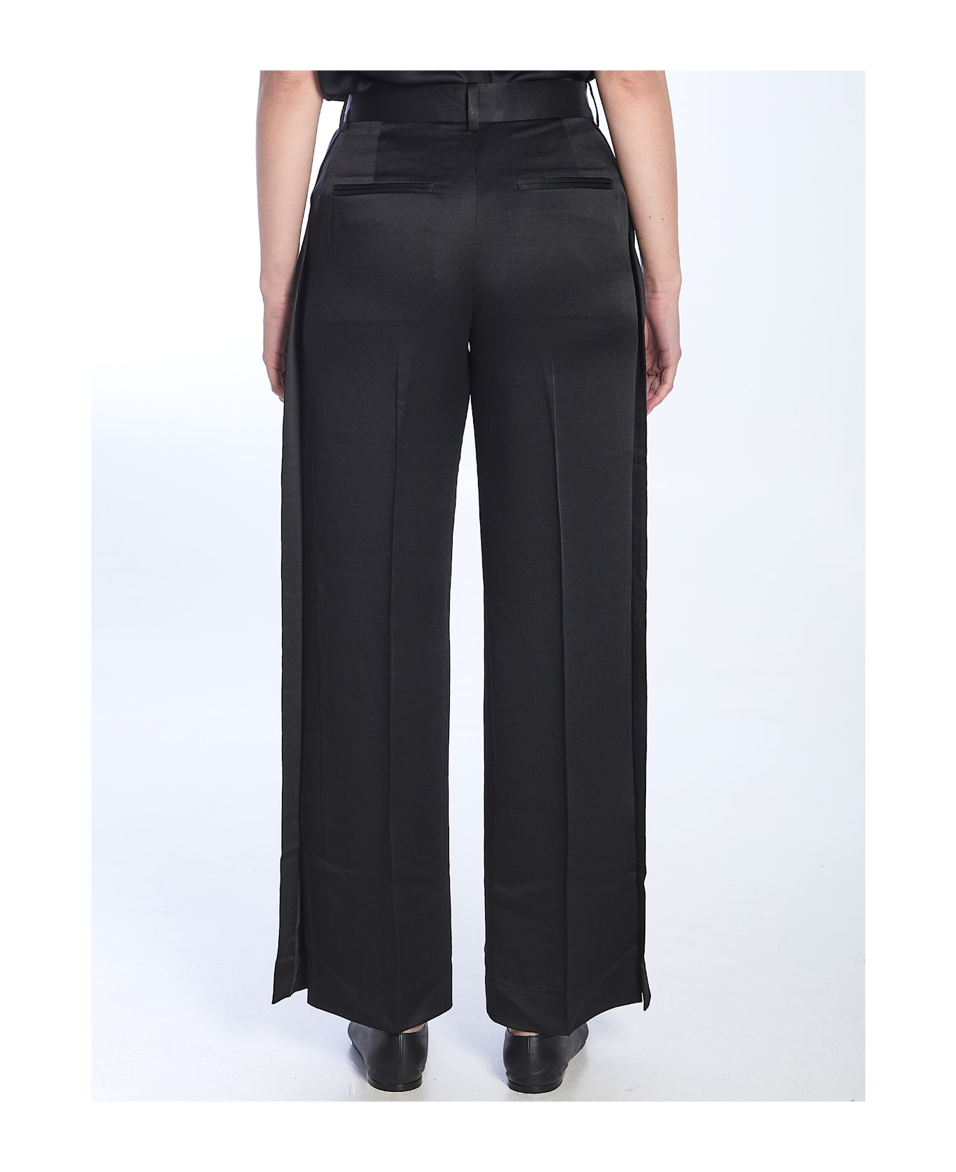 Totême Black Trousers - Black