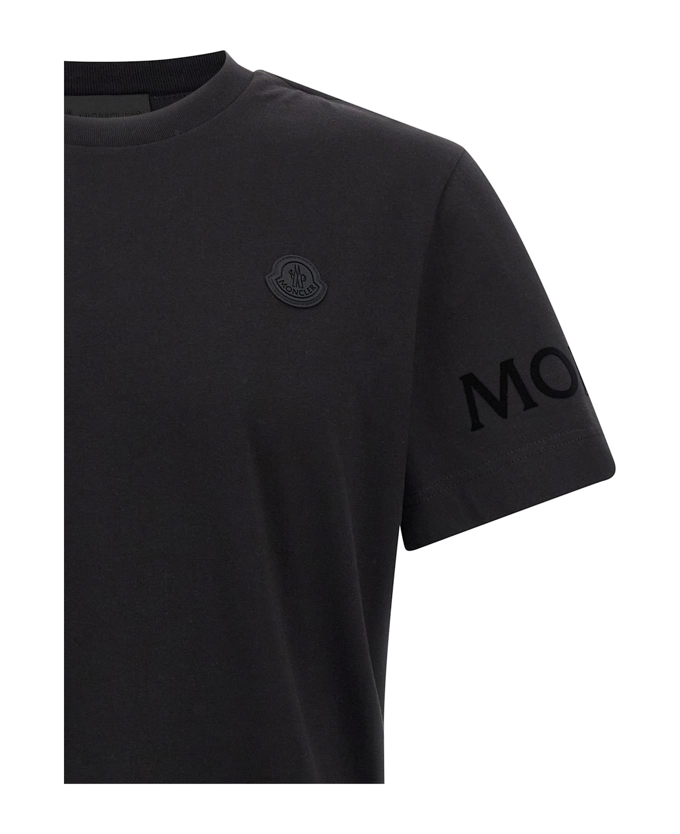 Moncler Logo T-shirt - Black  
