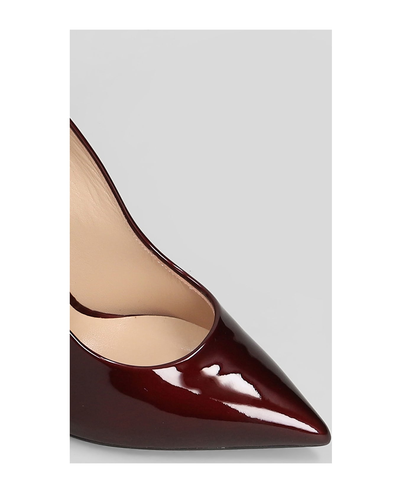Casadei Blade Pumps In Bordeaux Patent Leather - bordeaux