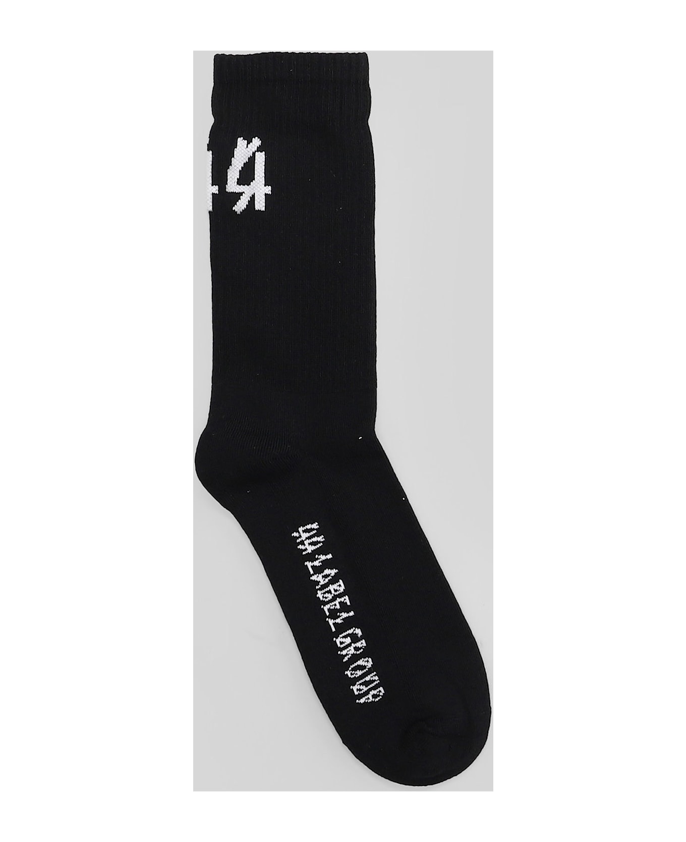 44 Label Group Socks In Black Cotton - black