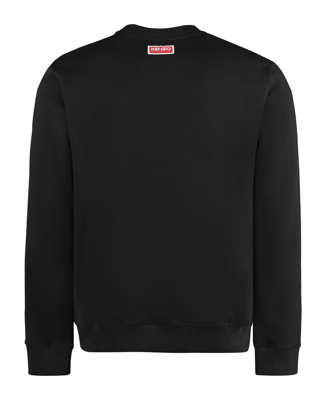 Kenzo Cotton Crew-neck Sweatshirt - BLACK