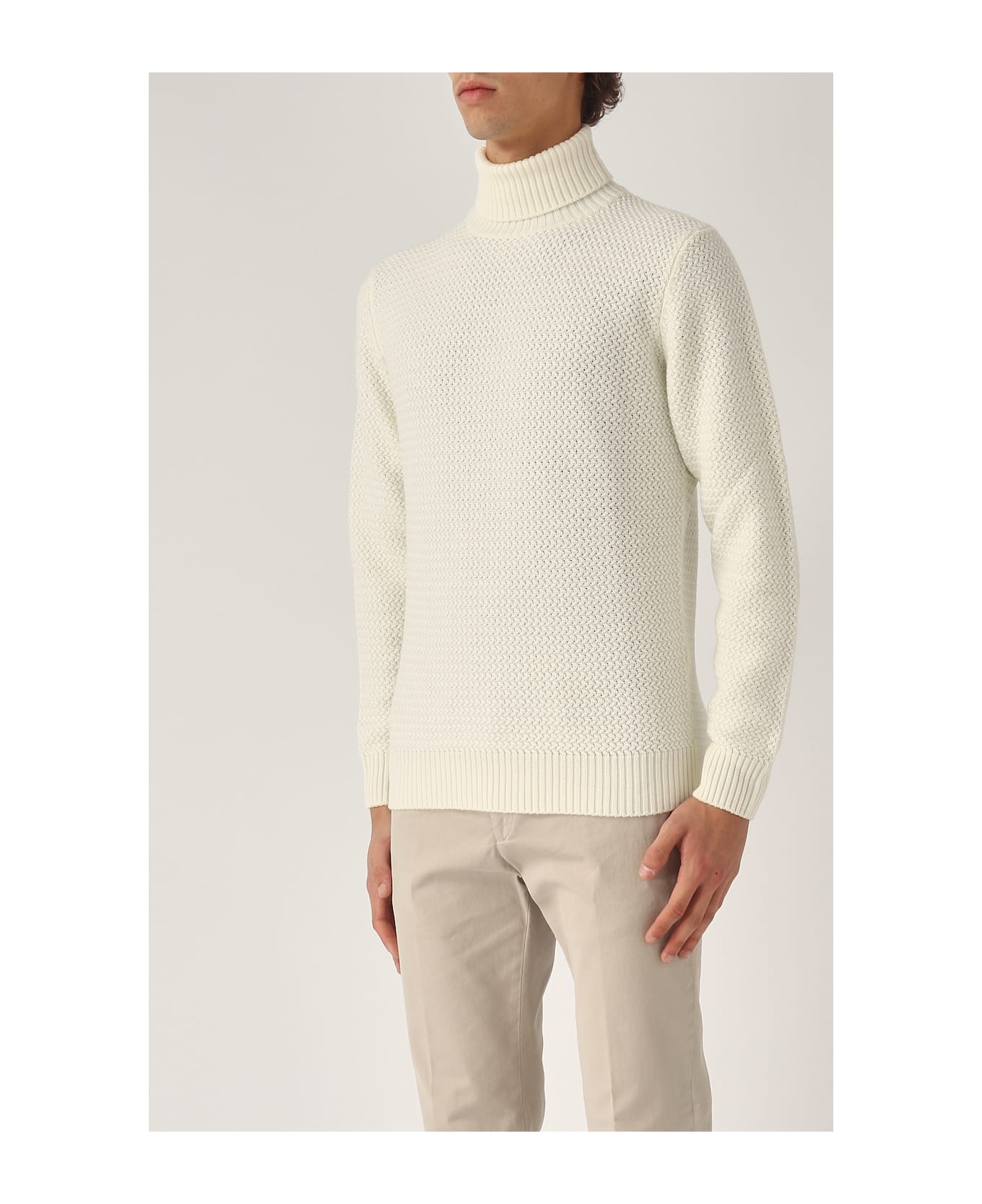 Filippo De Laurentiis Dolcevita M/l Sweater - LATTE