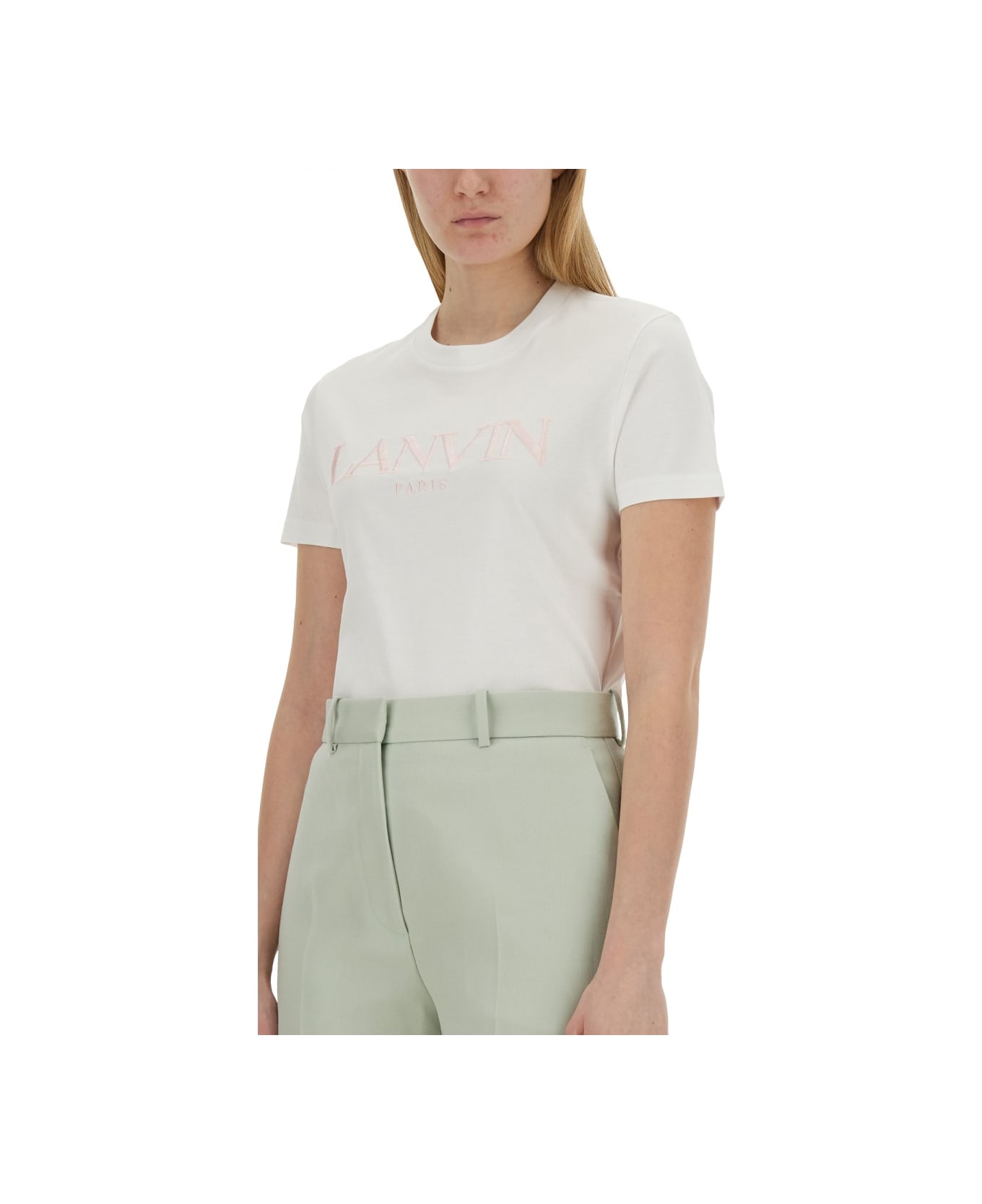 Lanvin T-shirt With Logo - WHITE Tシャツ