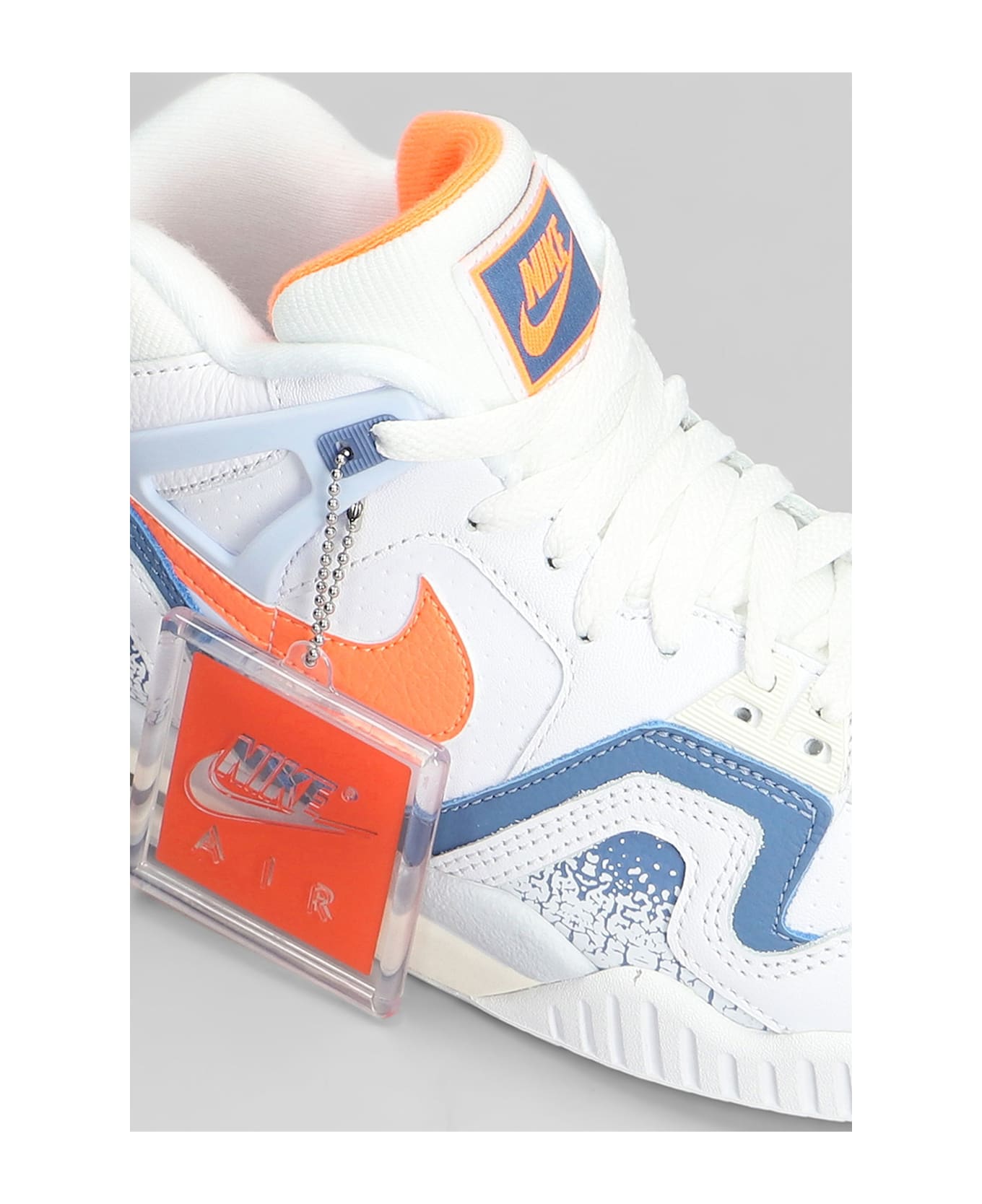 Nike Air Tech Challenge Sneakers In White Leather - white