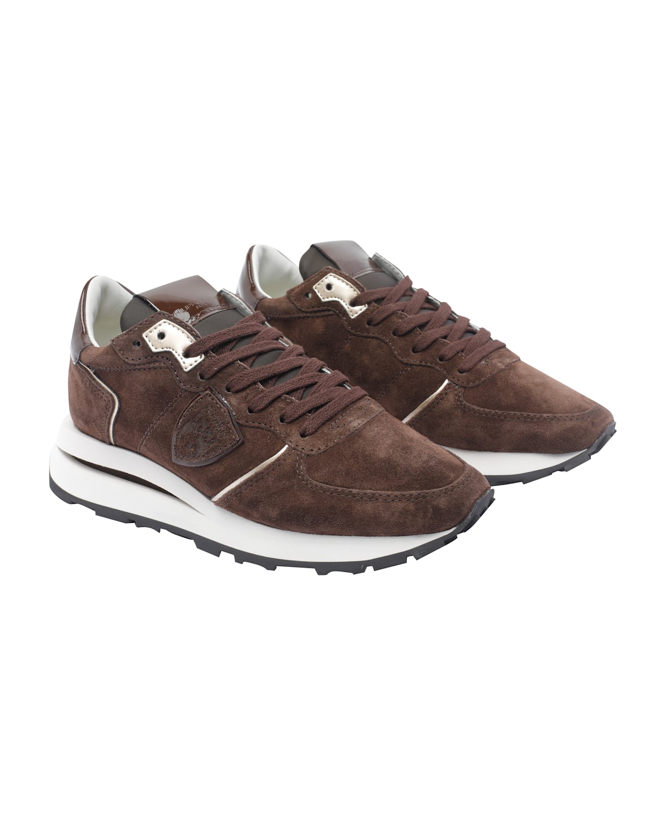 Philippe Model Tropez Haute Sneakers - Brown