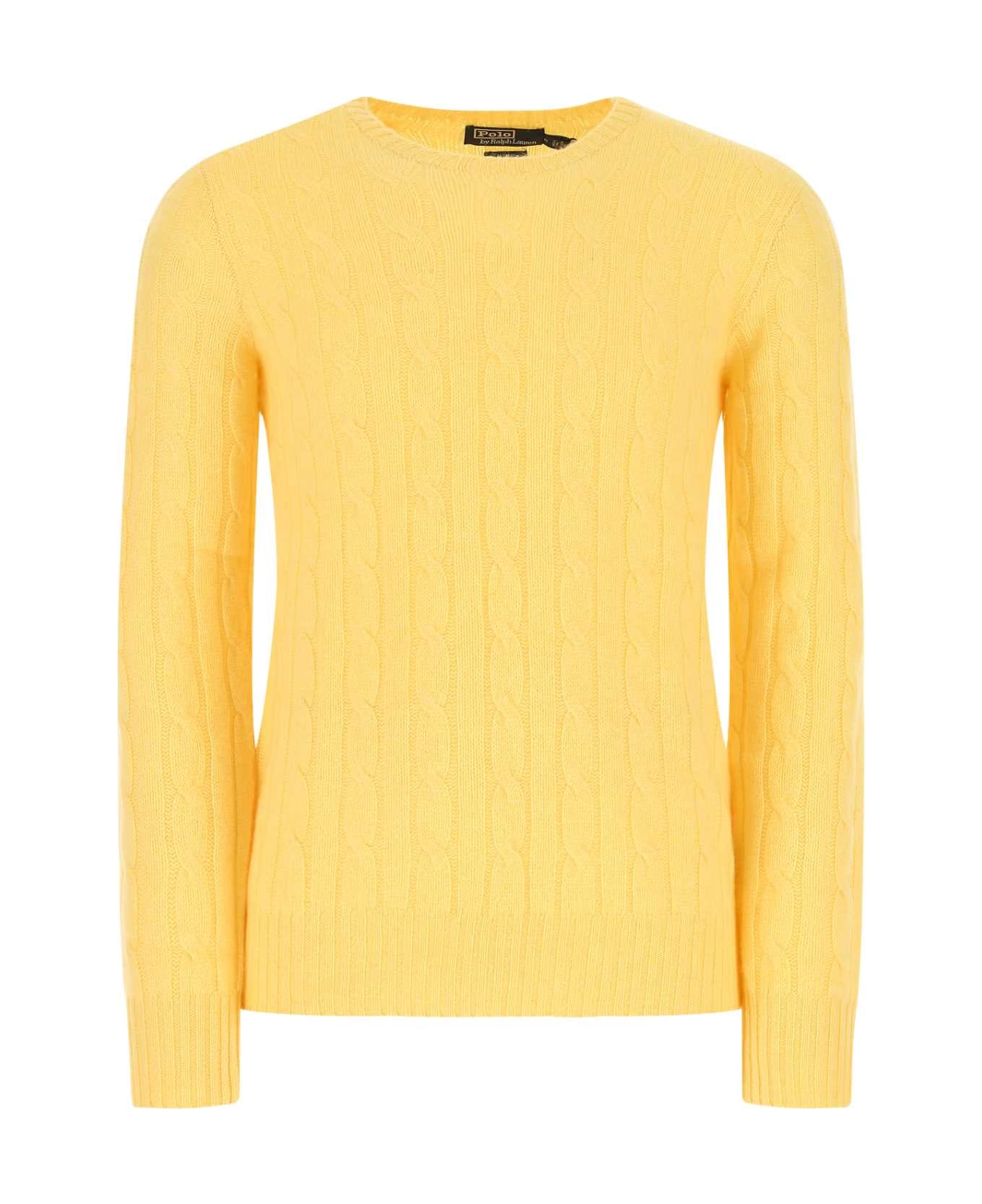 Polo Ralph Lauren Yellow Cashmere Sweater - 002