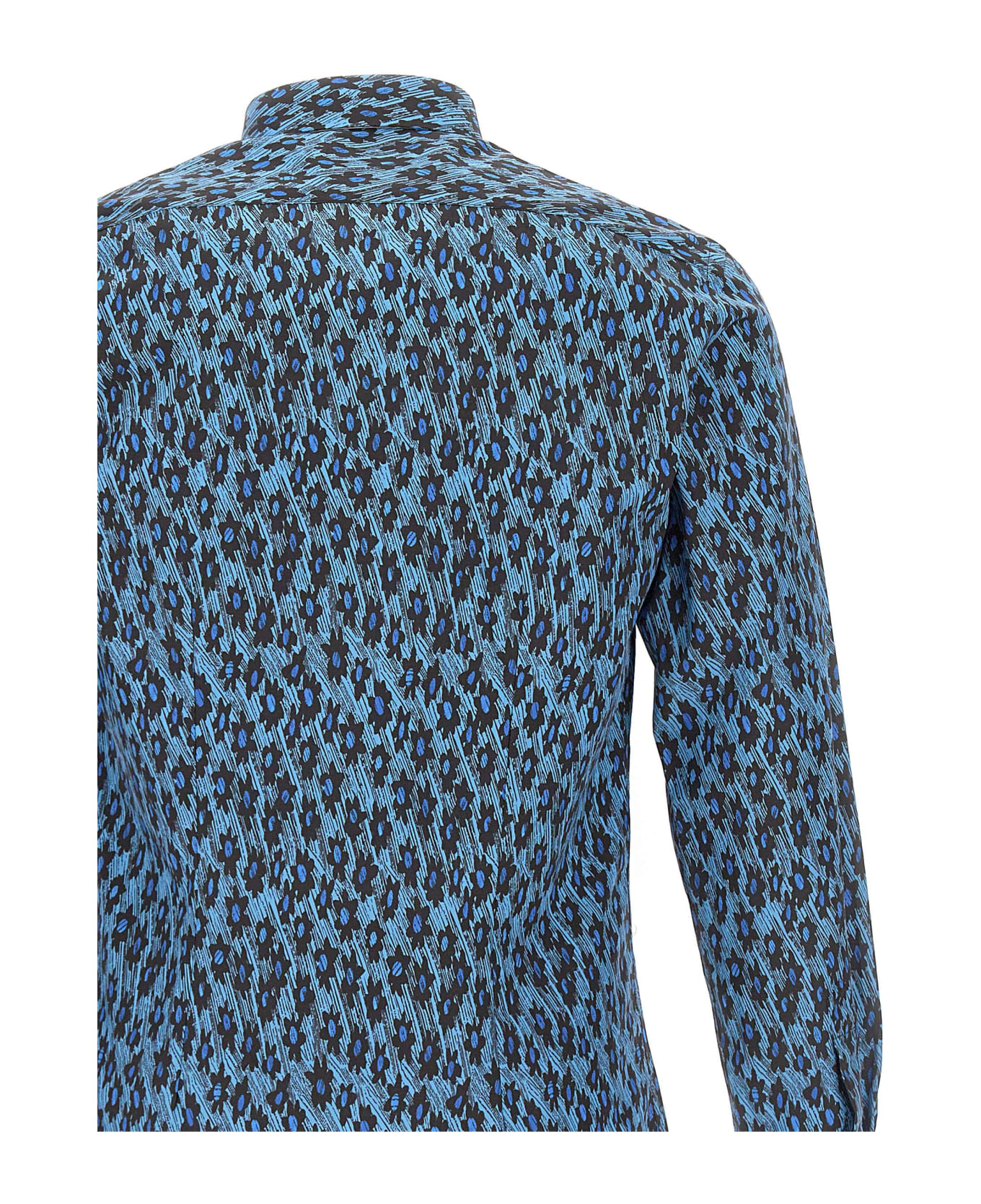 PS by Paul Smith Organic Cotton Shirt Shirt - BLUE