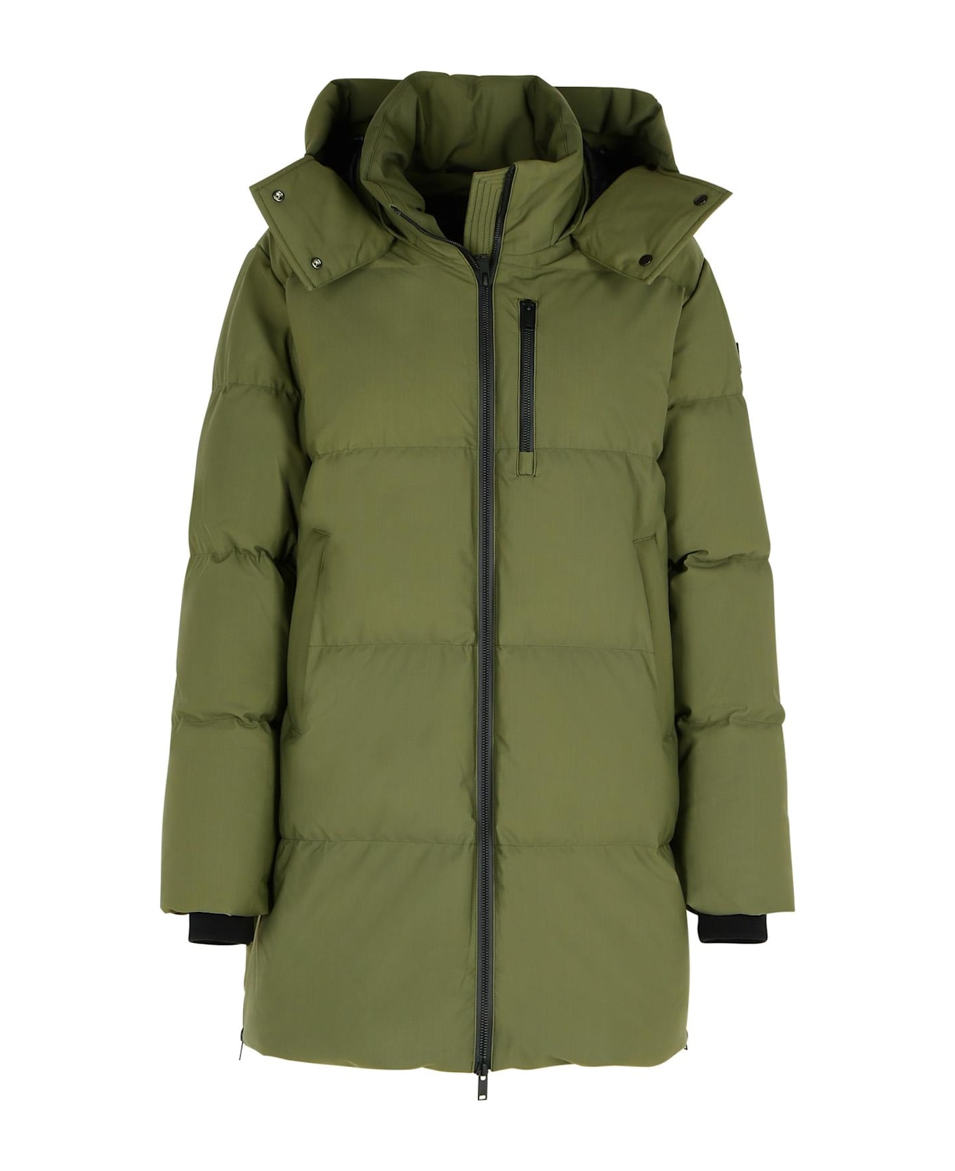 Moose Knuckles 'chelia 3q' Green Nylon Blend Parka - Green