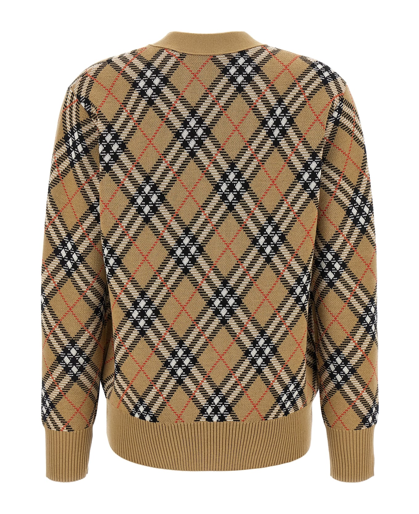 Burberry Cardigan Burberry Check - Beige