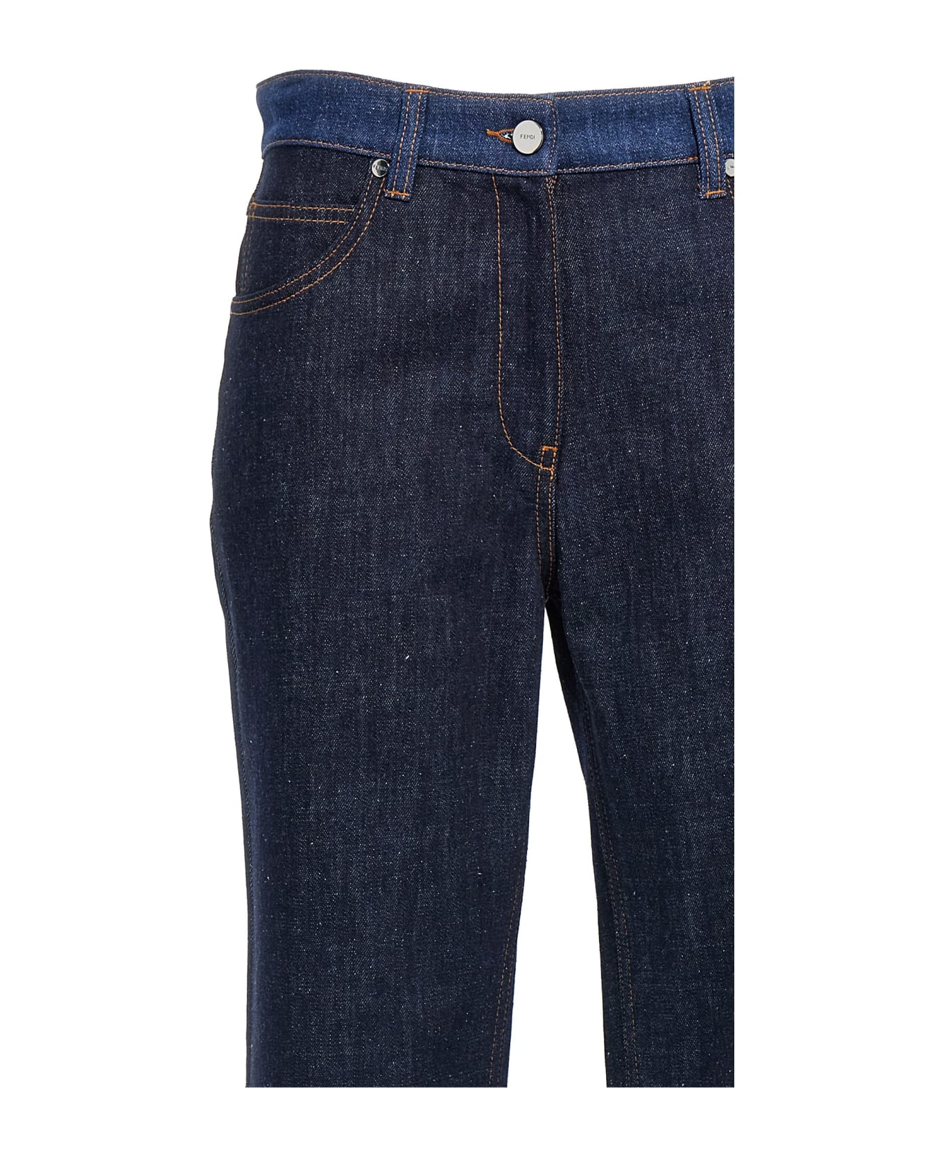 Fendi Two-tone Jeans - Blue