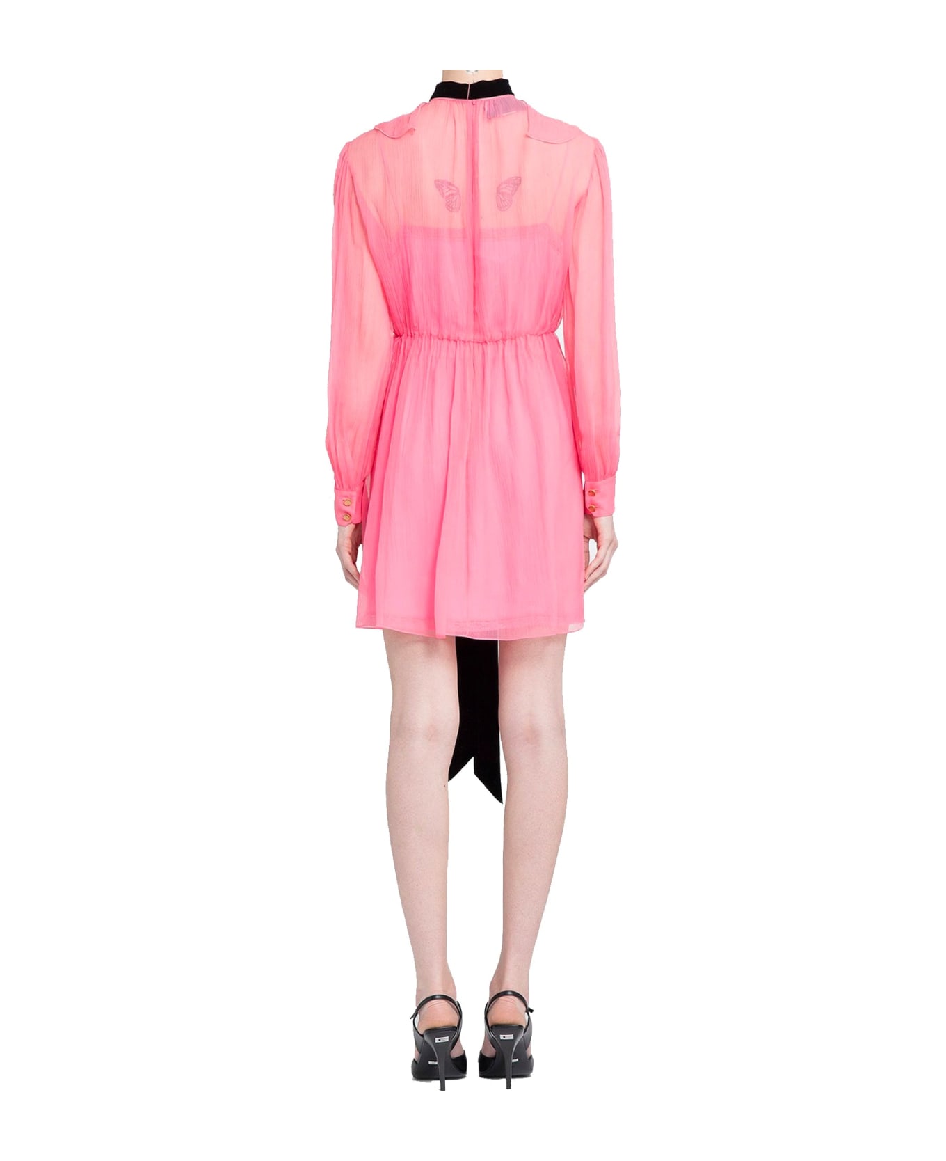 Gucci Flared Silk Dress - Pink ブラウス