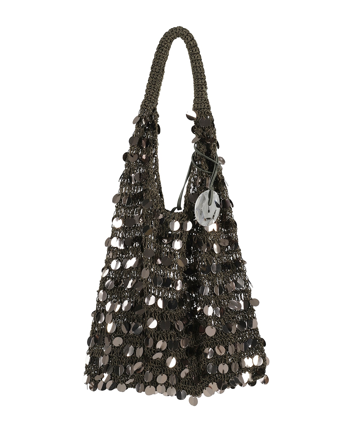 J.W. Anderson Sequin Hobo Bag - Gunmetal