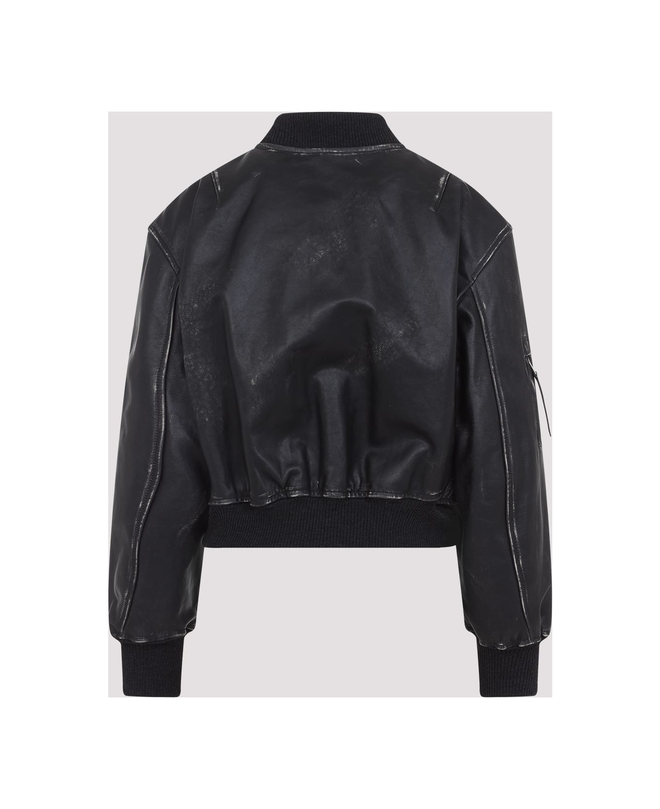 Acne Studios Leather Jacket - Chf Vintage Black