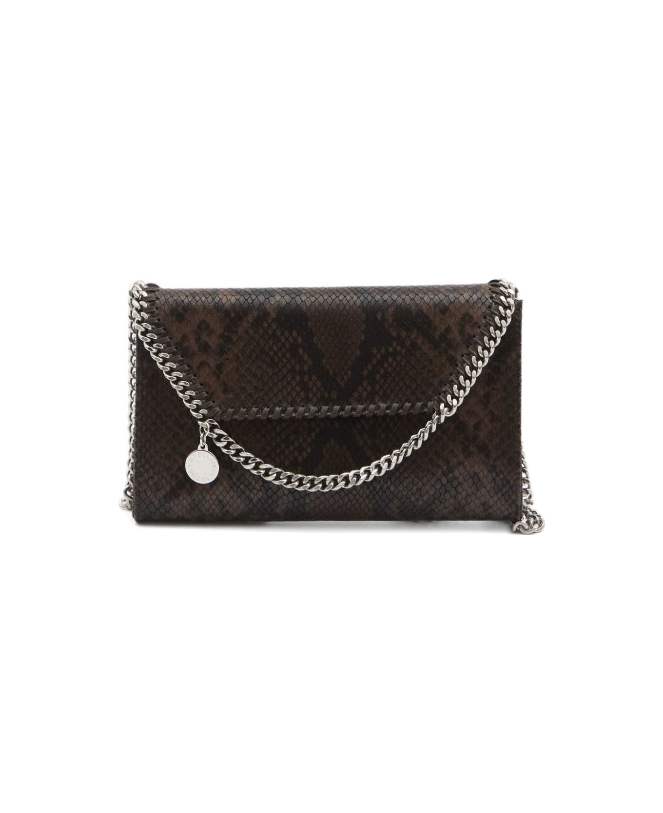 Stella McCartney Falabella Wallet On Chain - Brown