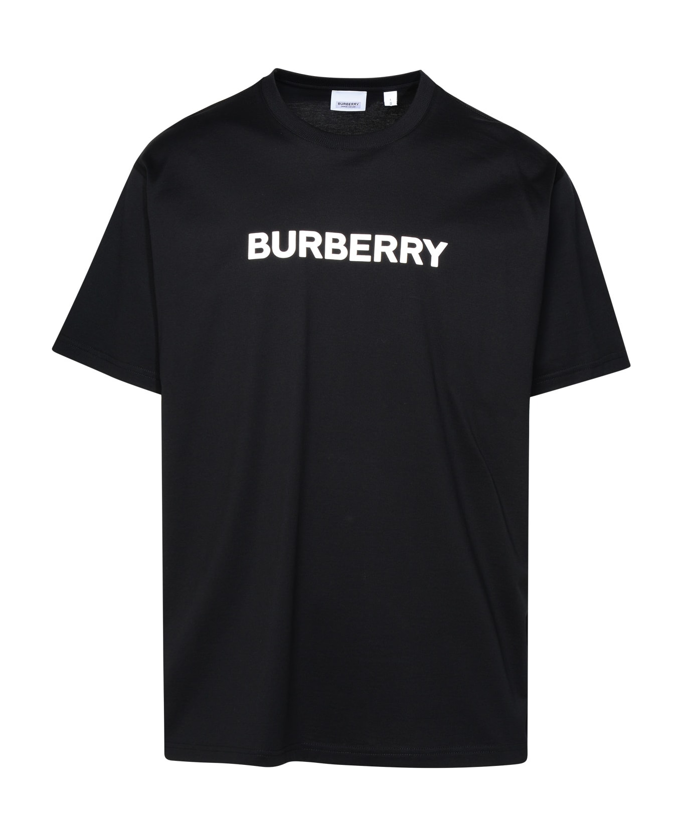 Burberry Black Cotton T-shirt - Black