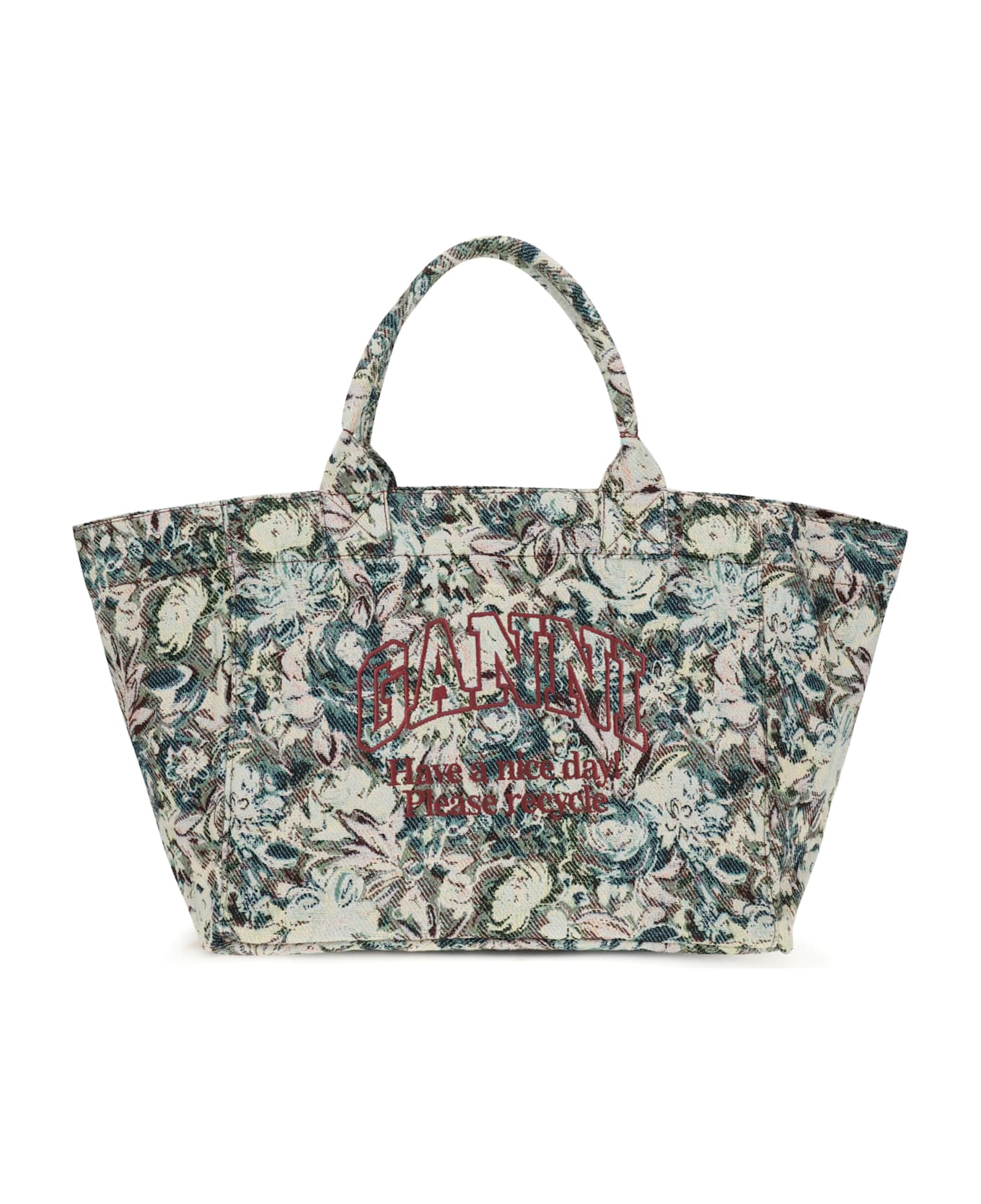 Ganni Tapestry Xxl Tote Bag