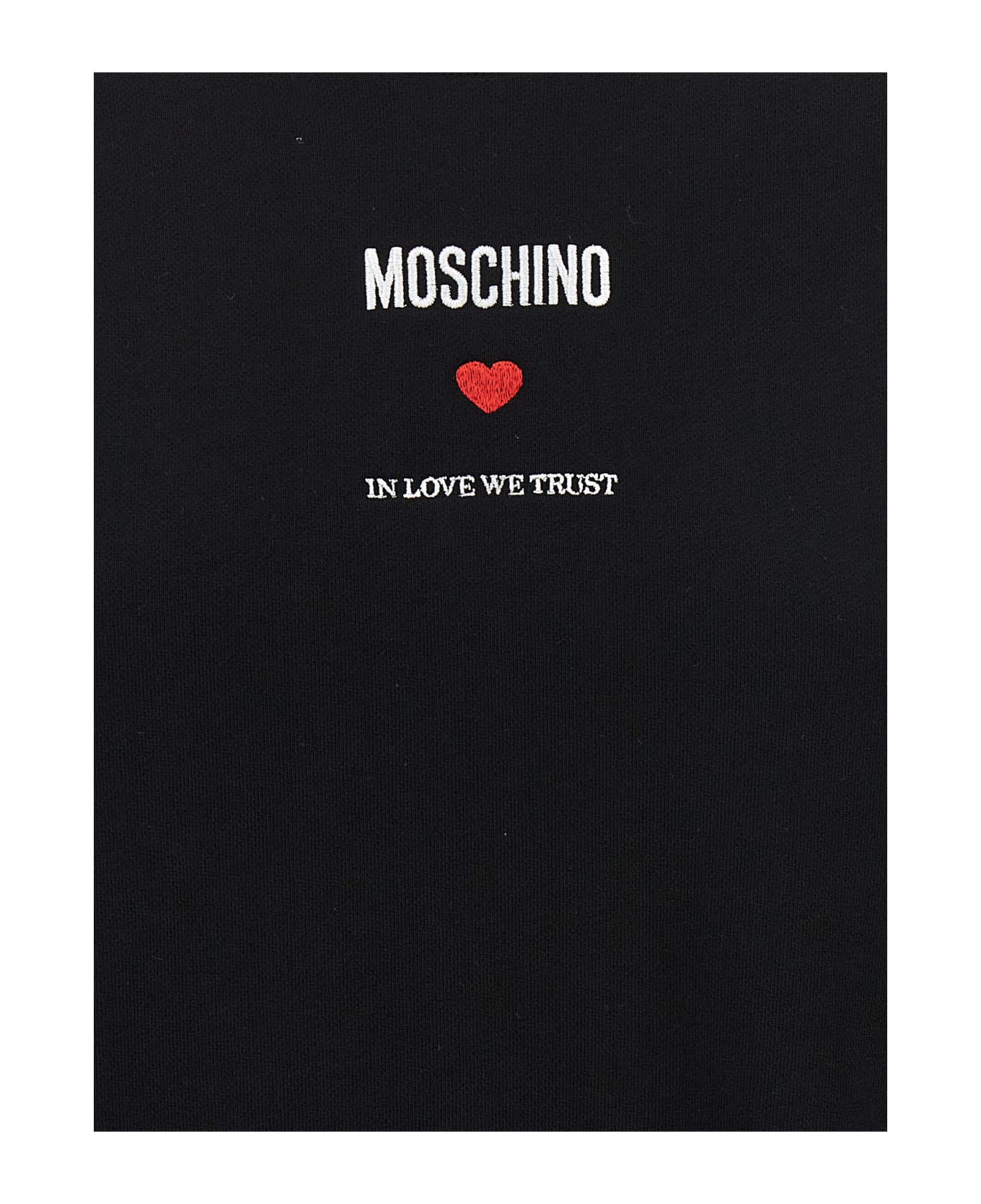 Moschino 'in Love We Trust' Sweatshirt フリース
