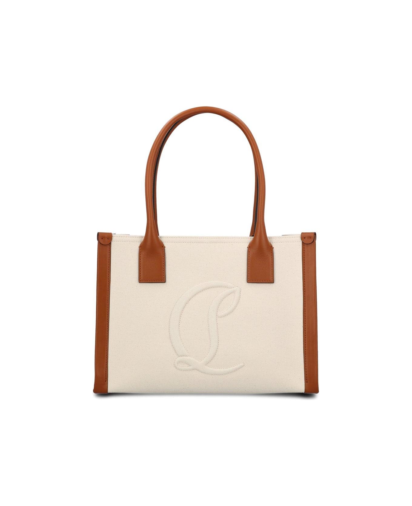 Christian Louboutin By My Side Small Shoulder Bag - Natural/cuoio