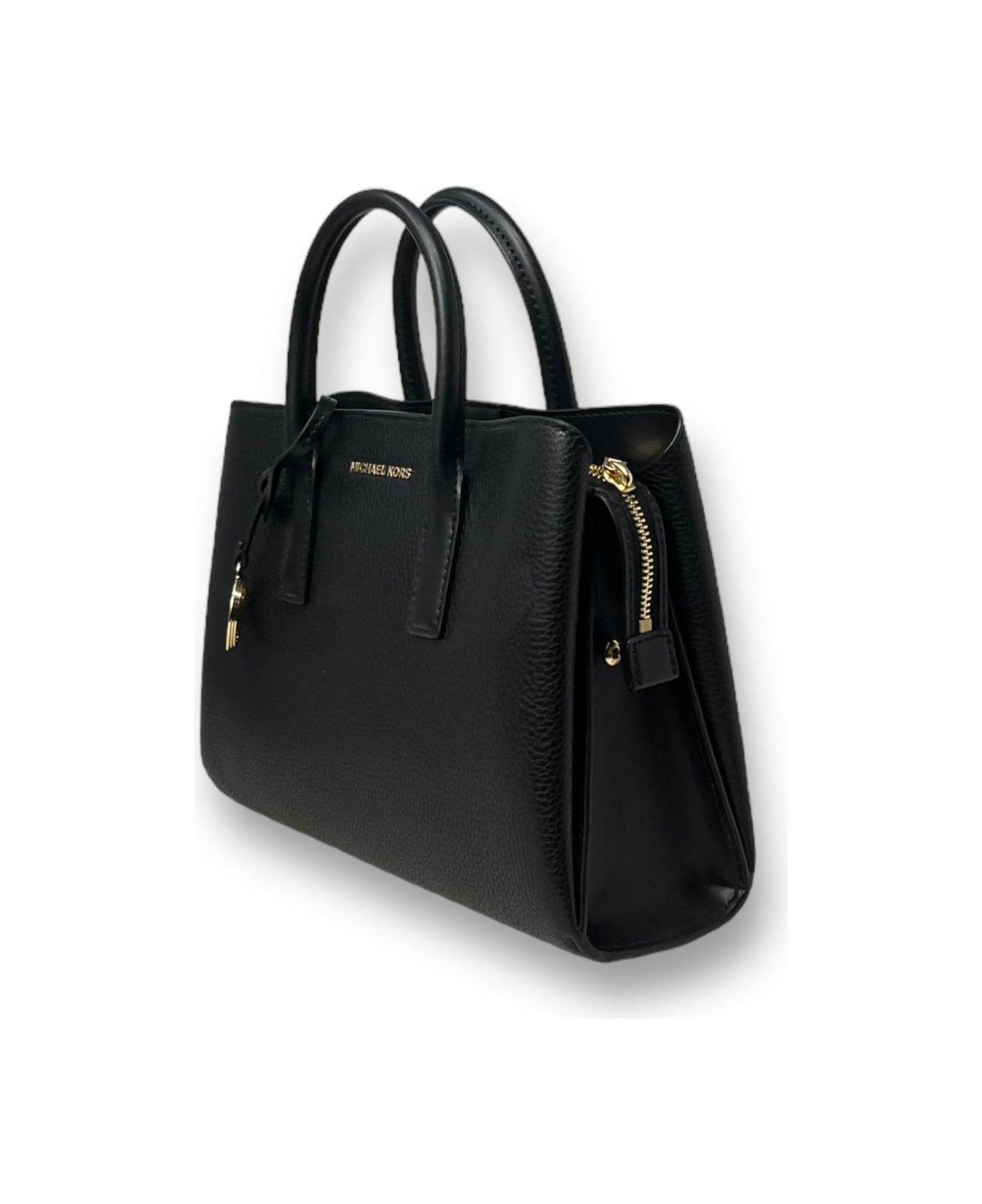 Michael Kors Collection Ruthie Medium Top Handle Bag - Black