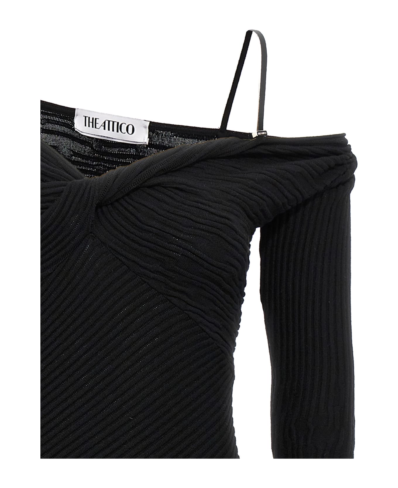 The Attico 'desai' Dress - Black  
