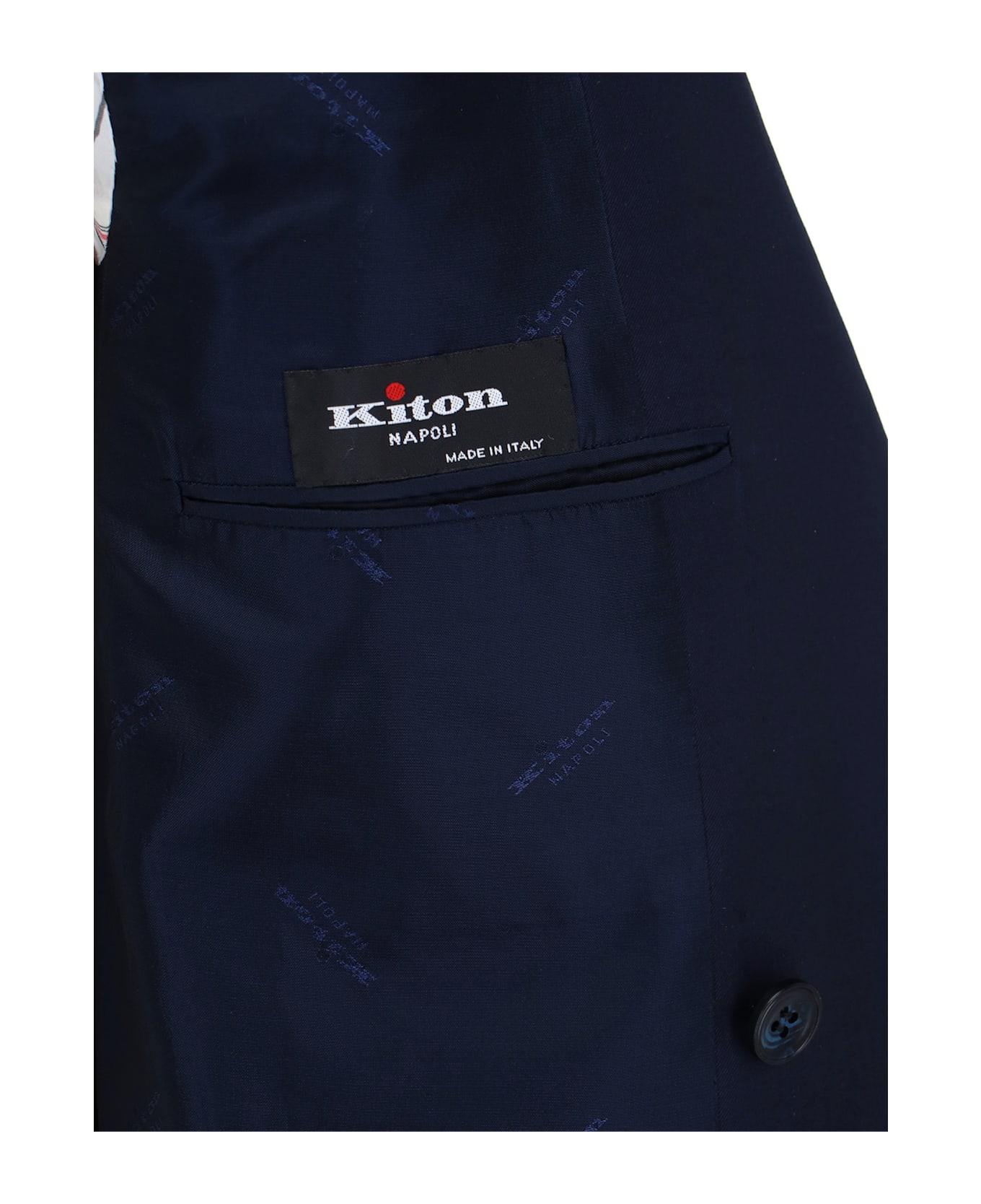 Kiton Double-breasted Suit - Blue