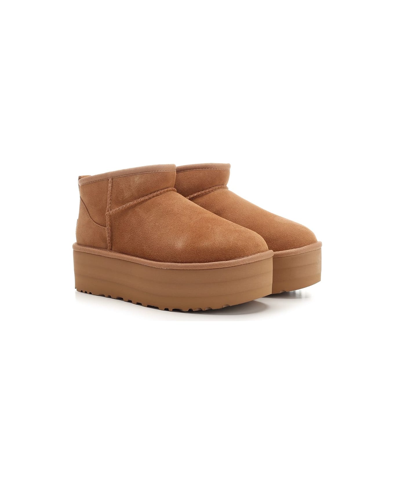 UGG 
classic Ultra Mini
 Ankle Boots - Chestnut