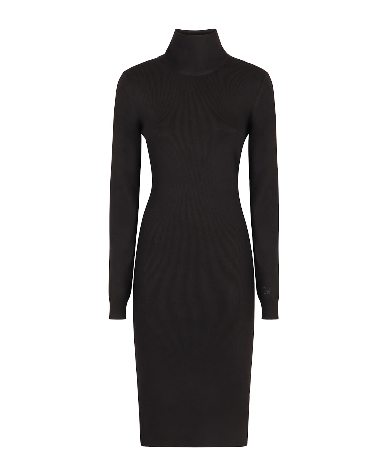 Givenchy Knitted Turtleneck Dress - black