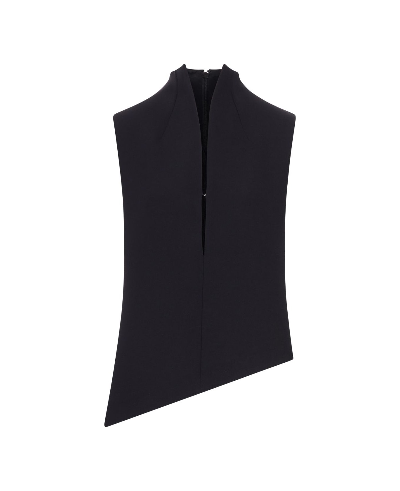 Khaite Von Asimmetryc Top - Black