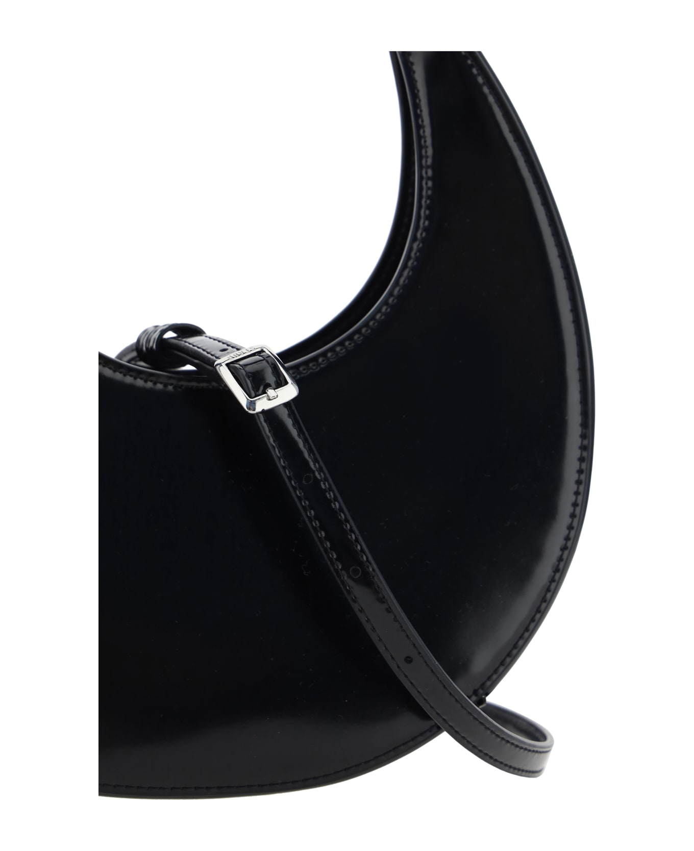 STAUD Mini Moon Bag - BLACK