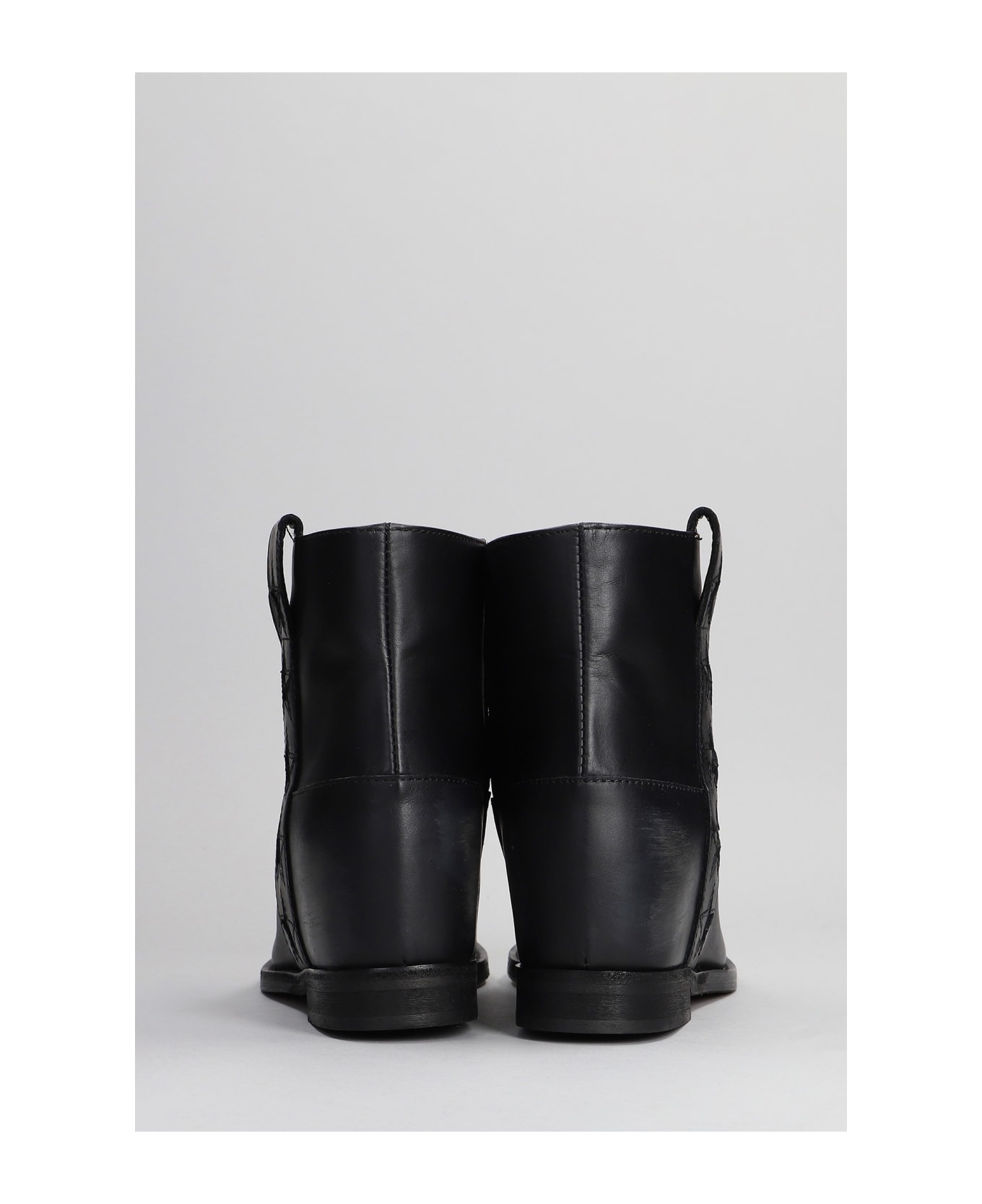 Via Roma 15 Ankle Boots Inside Wedge All Star Unisex Gri Sneaker - black