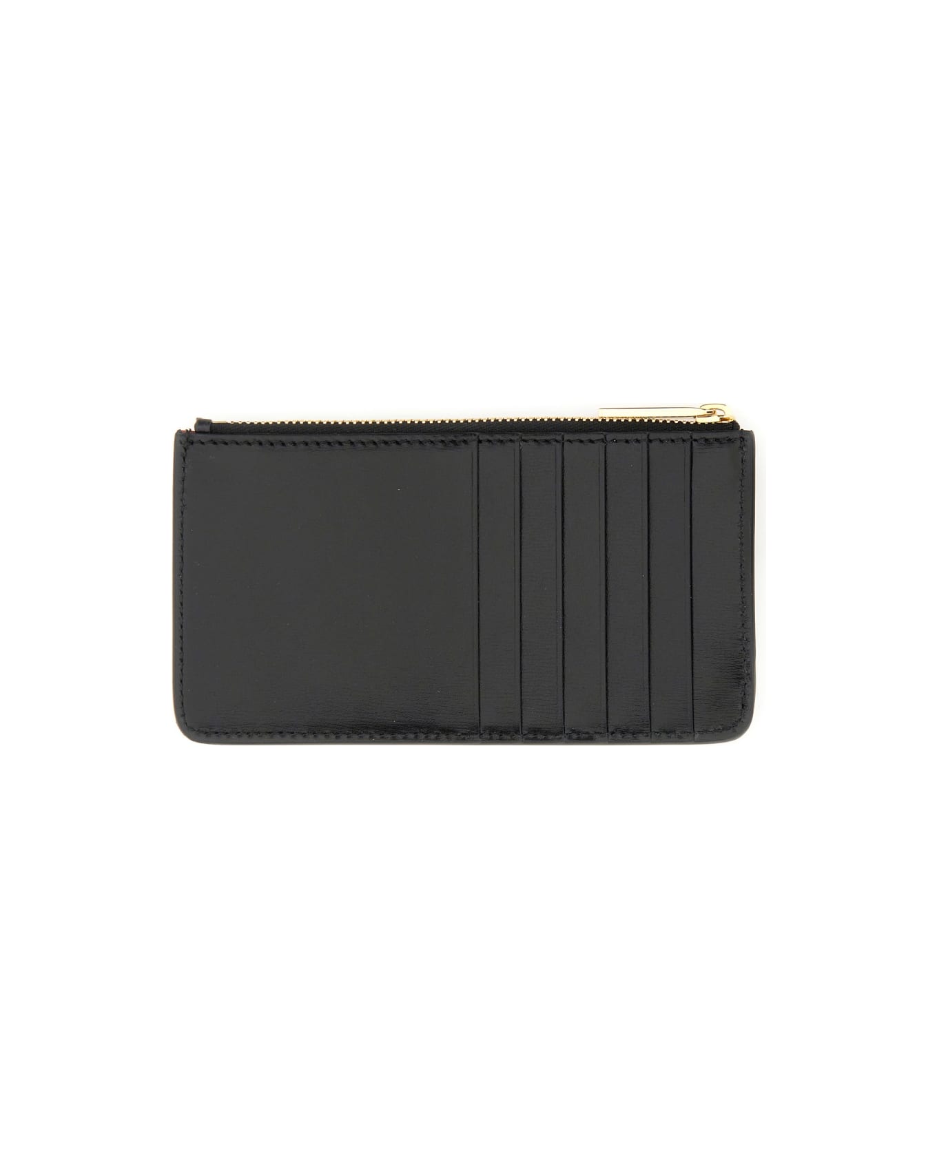 Ferragamo Gancini Credit Card Holder - BLACK