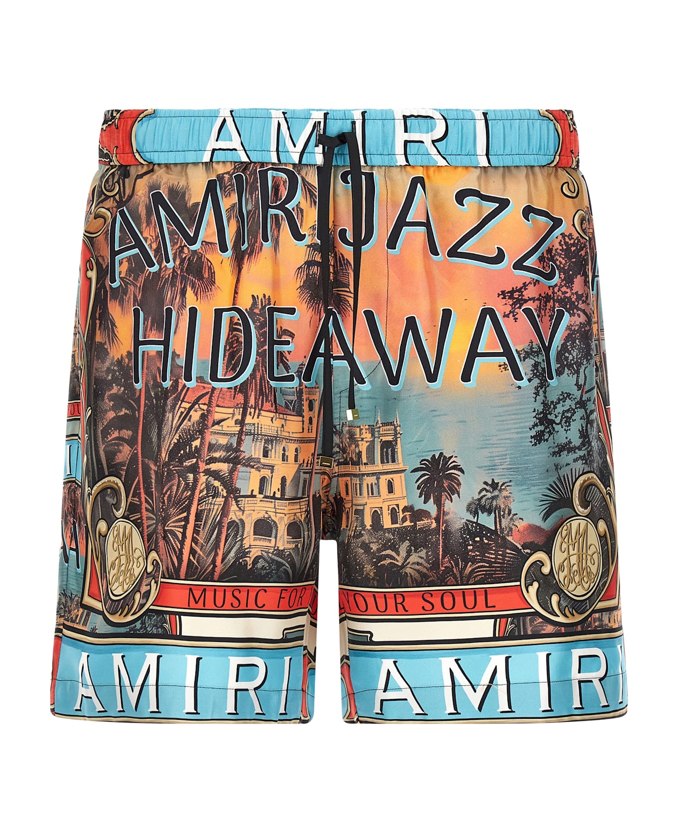 AMIRI 'amiri Jazz Hideaway' Bermuda Shorts - Multicolor