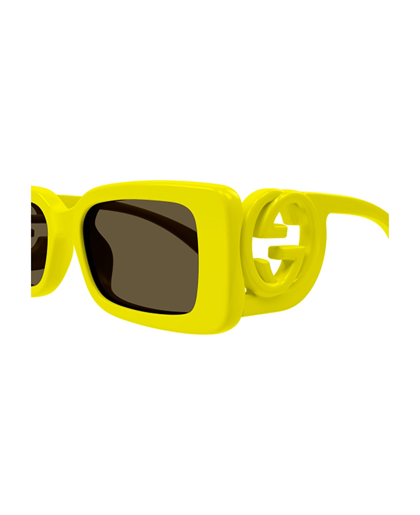 Gucci Eyewear GG1325S Sunglasses - Yellow Yellow Brown