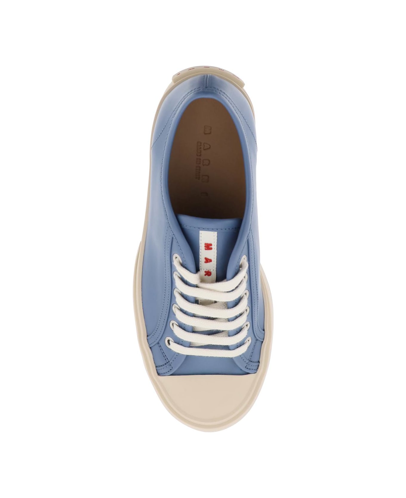 Marni Cerulean Blue Leather Pablo Sneakers - 00B37