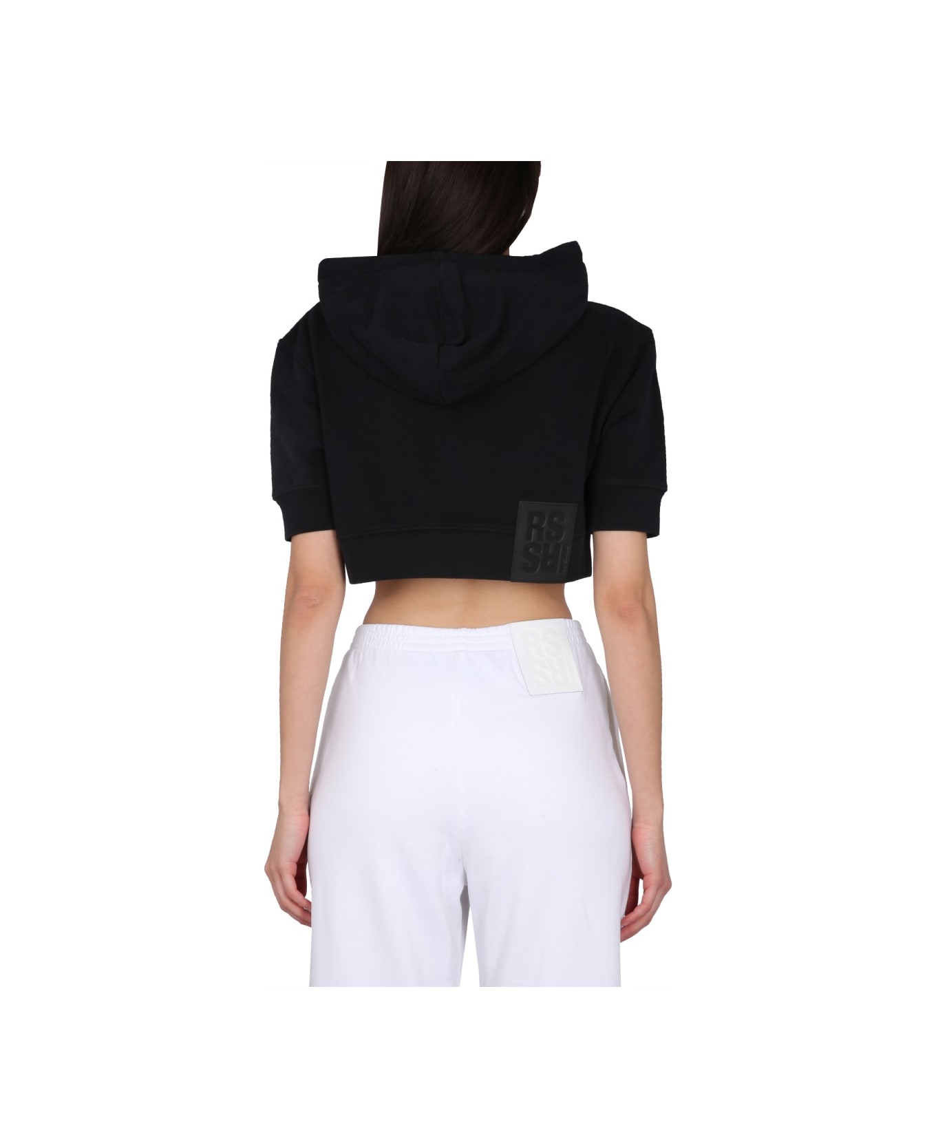 Raf Simons Sweatshirt With Logo Embroidery - BLACK