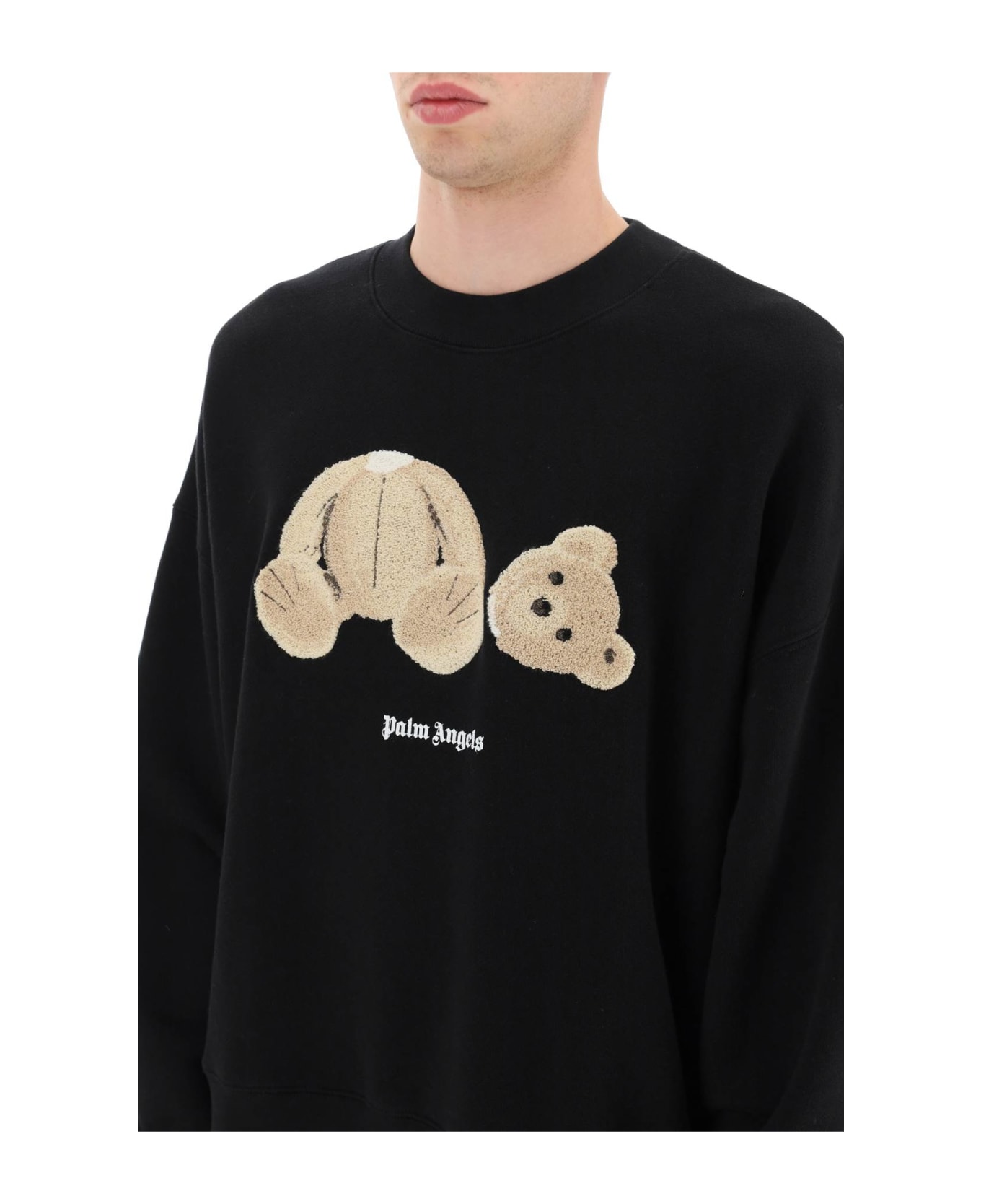 Palm Angels Teddy Bear Sweatshirt - Black