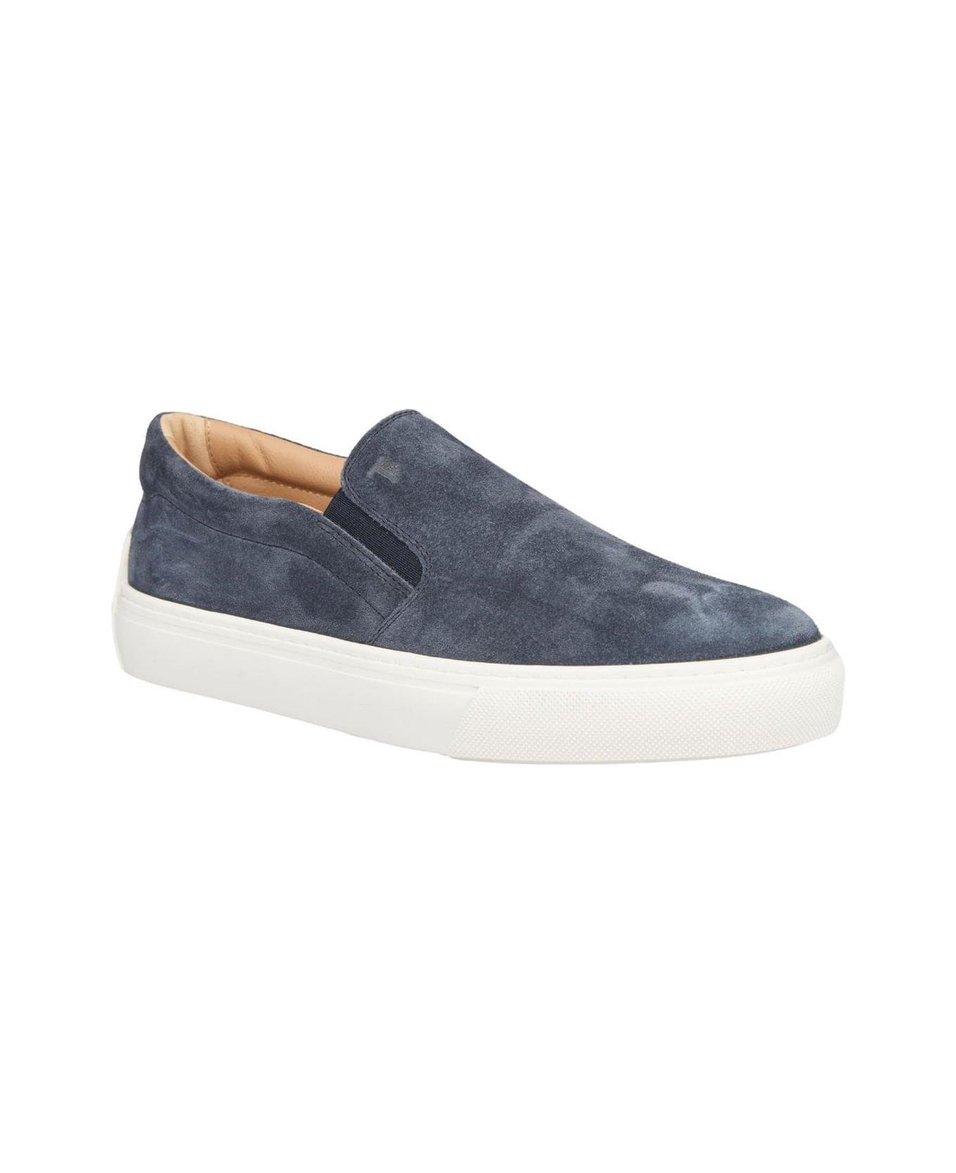 Tod's Round Toe Slip-on Sneakers - Blue