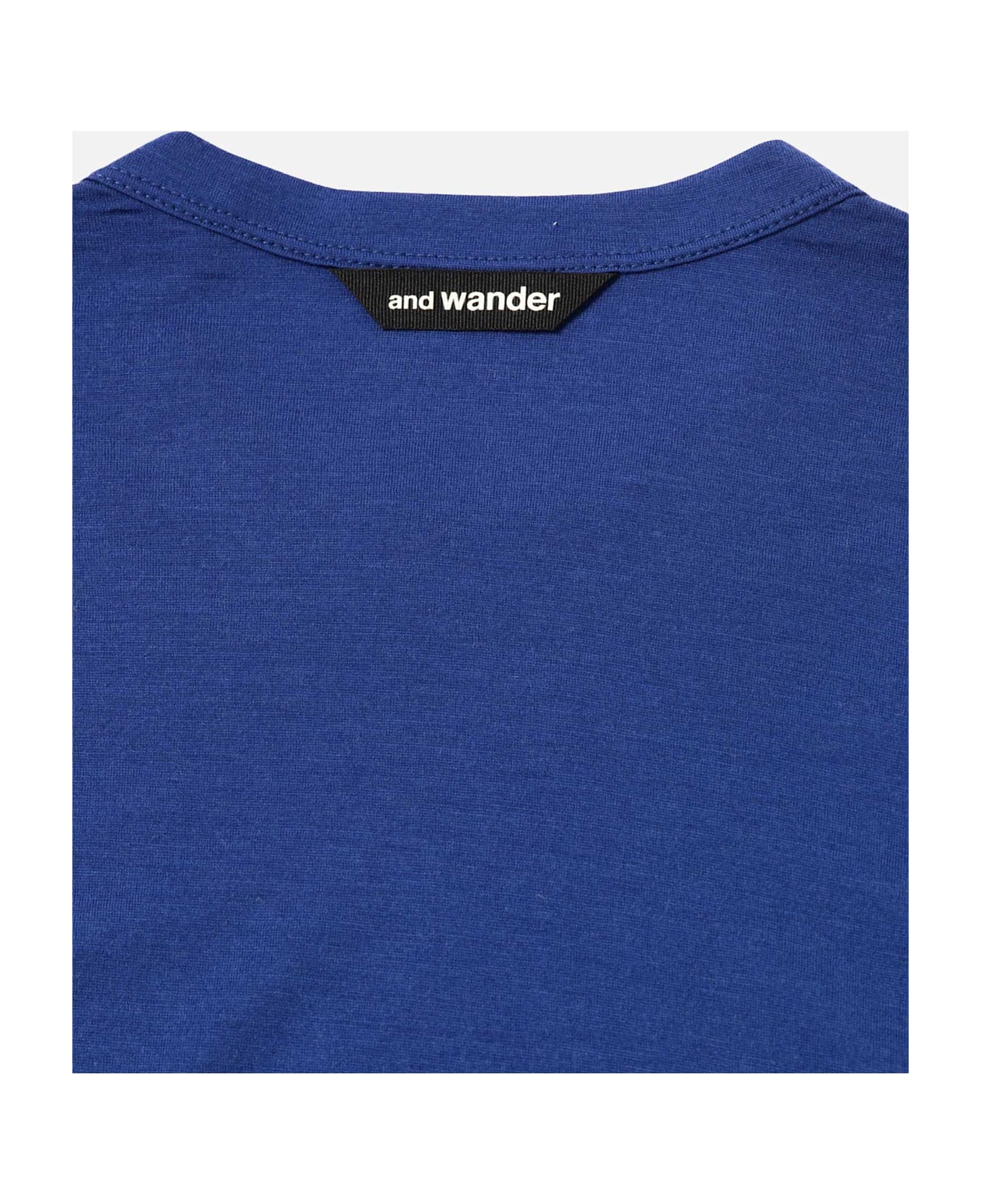 And Wander 28 Merino Base Ls T-shirt - Blue