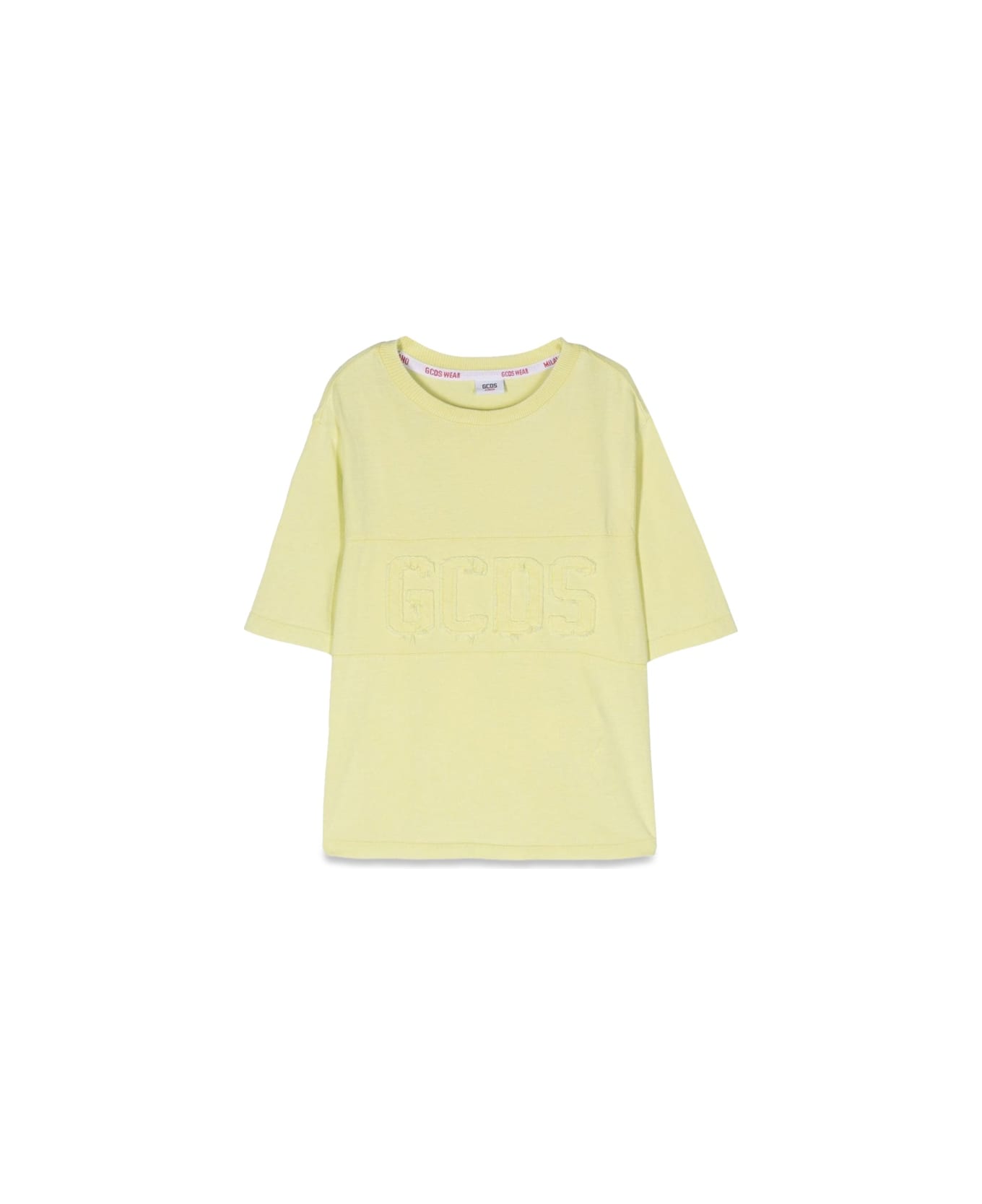 GCDS T-shirt Logo - YELLOW